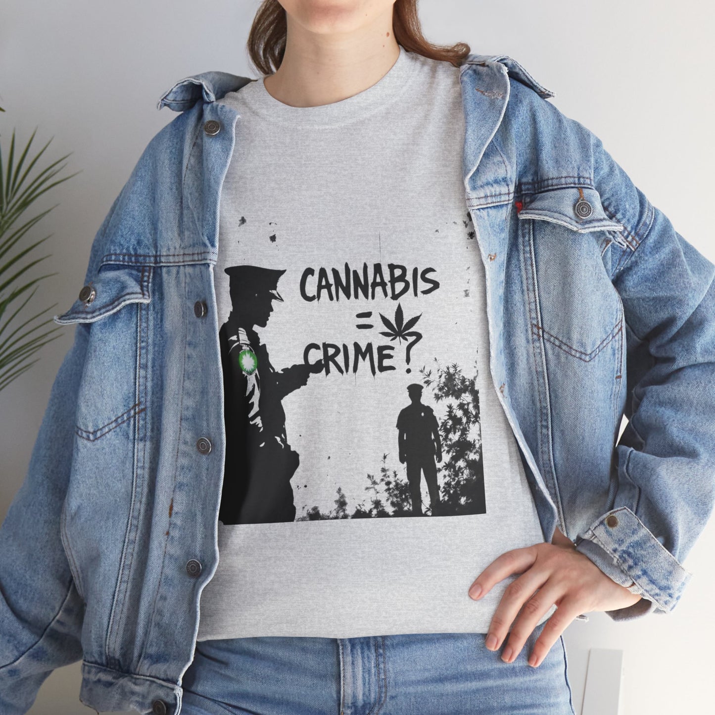 Weed = Crime? Graphic Tee — Protest/Streetwear Shirt