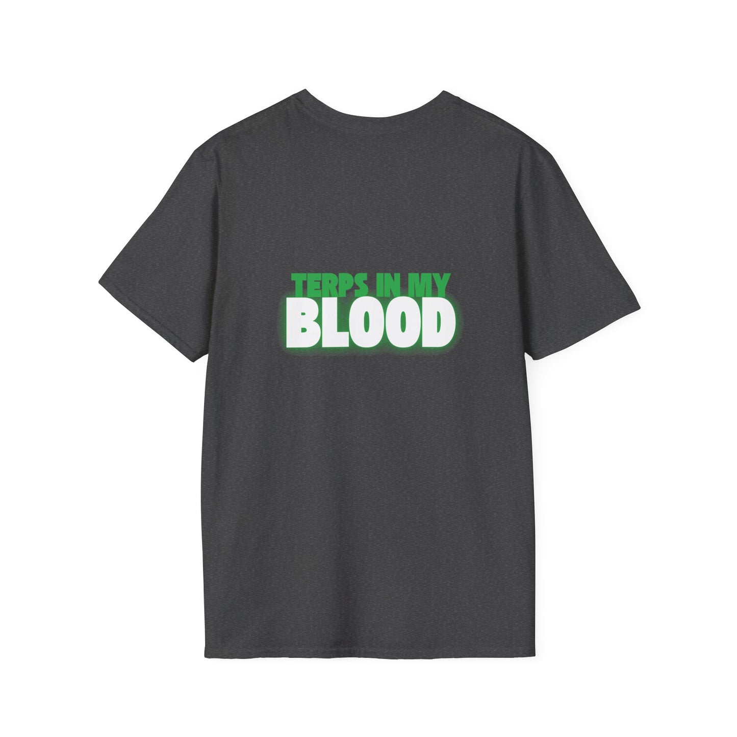 Terps In My Blood T-Shirt - Cute Nug Character Graphic Tee