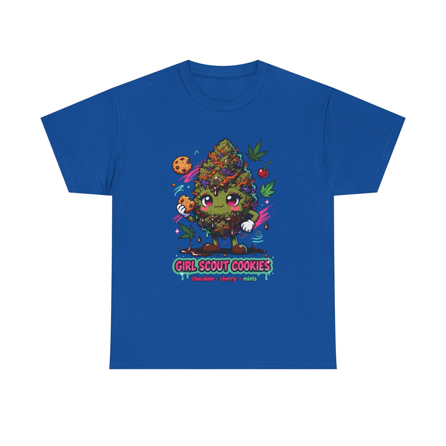 Girl Scout Cookies 420 Tee — Cute Bud Character Graphic T-Shirt
