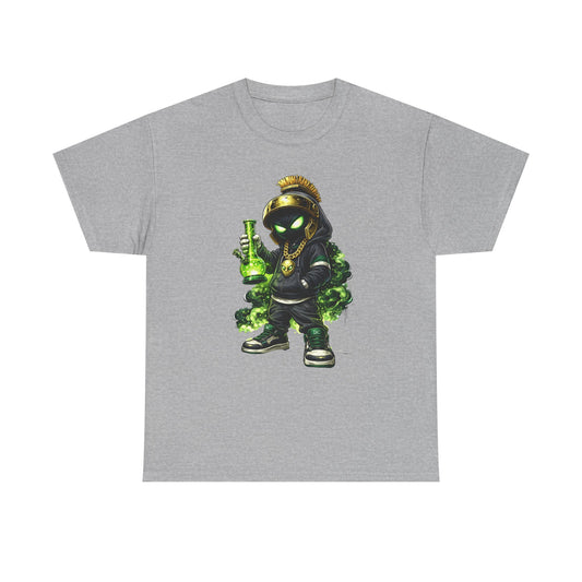 Rogue Alchemist Tee — Urban Streetwear Graphic T-Shirt with Green Potion Character