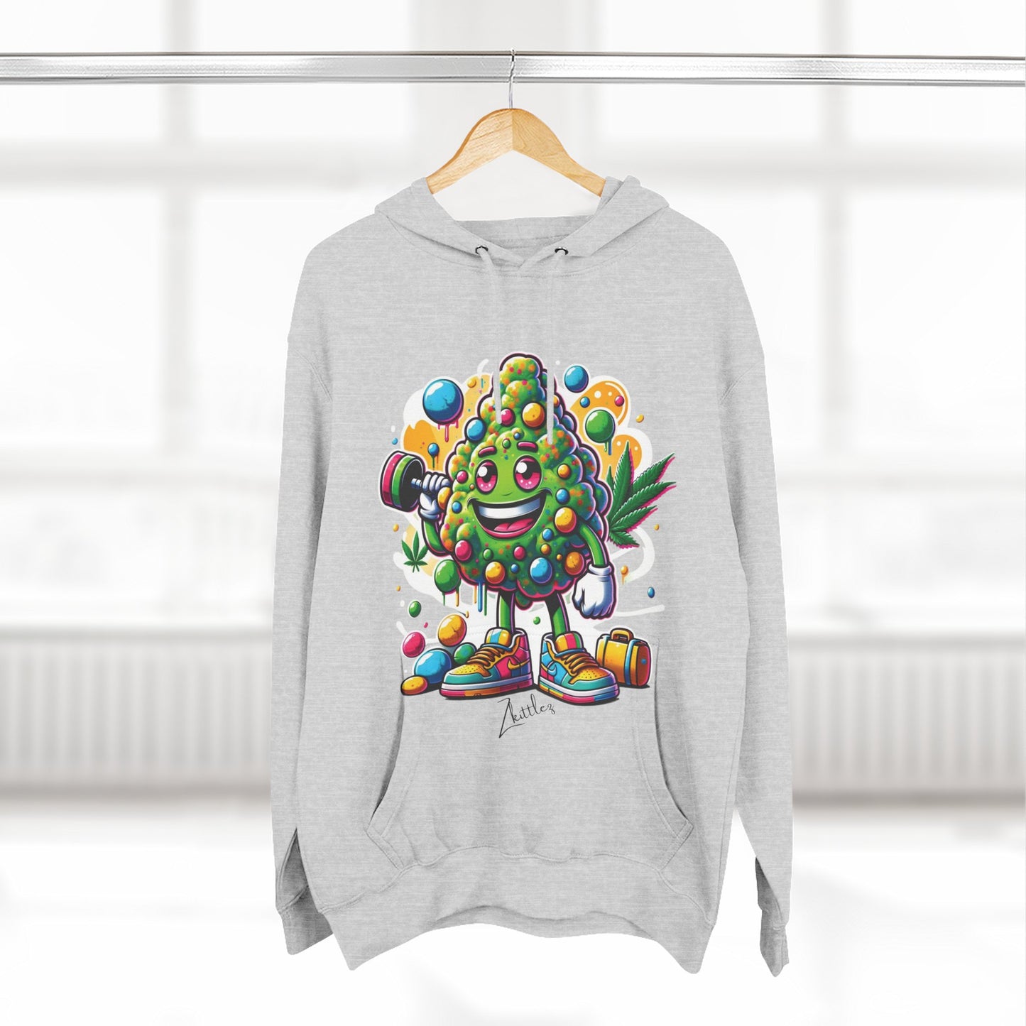 Zkittlez Three-Panel Fleece Hoodie
