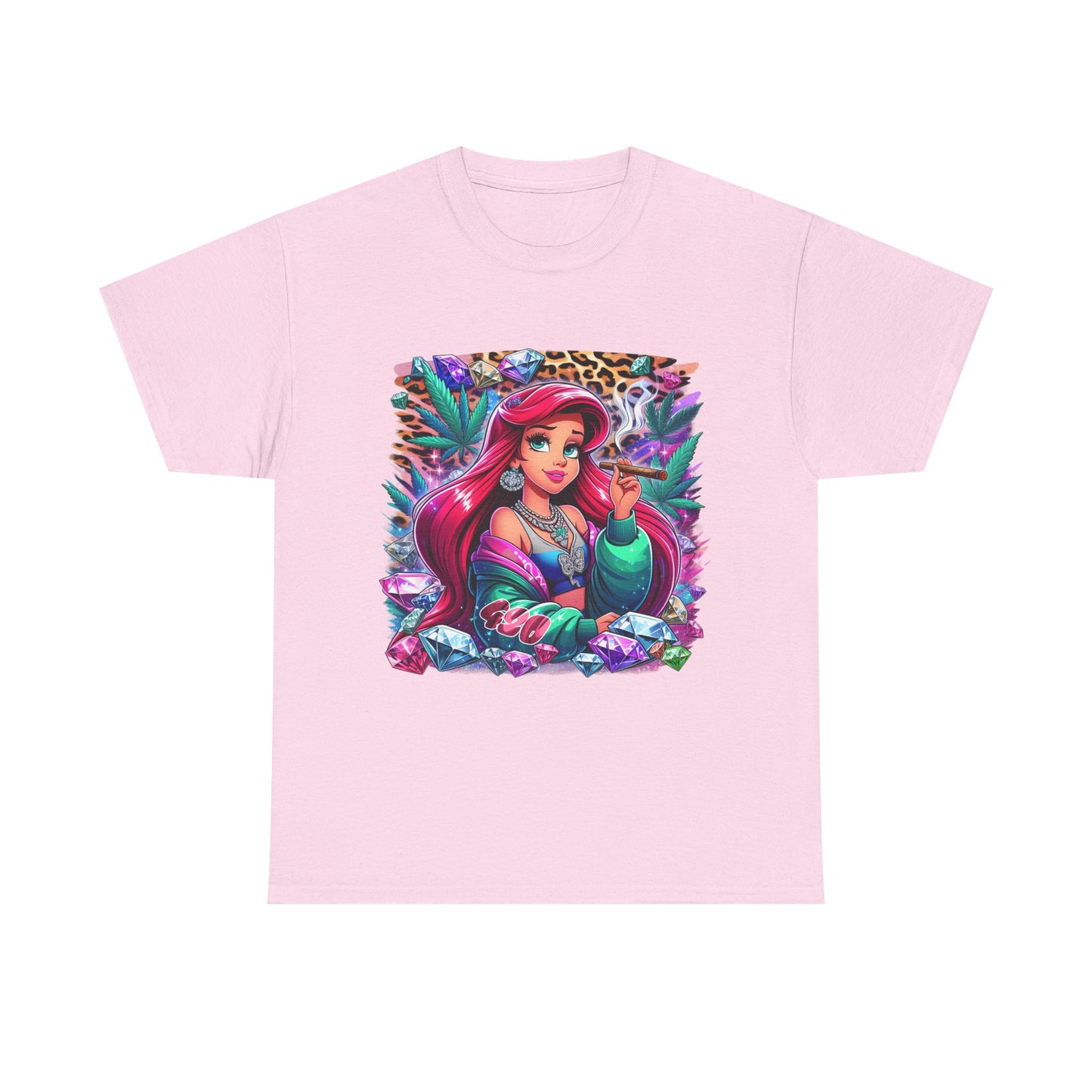 Ariel Retro Pop Art Tee — Colorful Mermaid Graphic T-Shirt