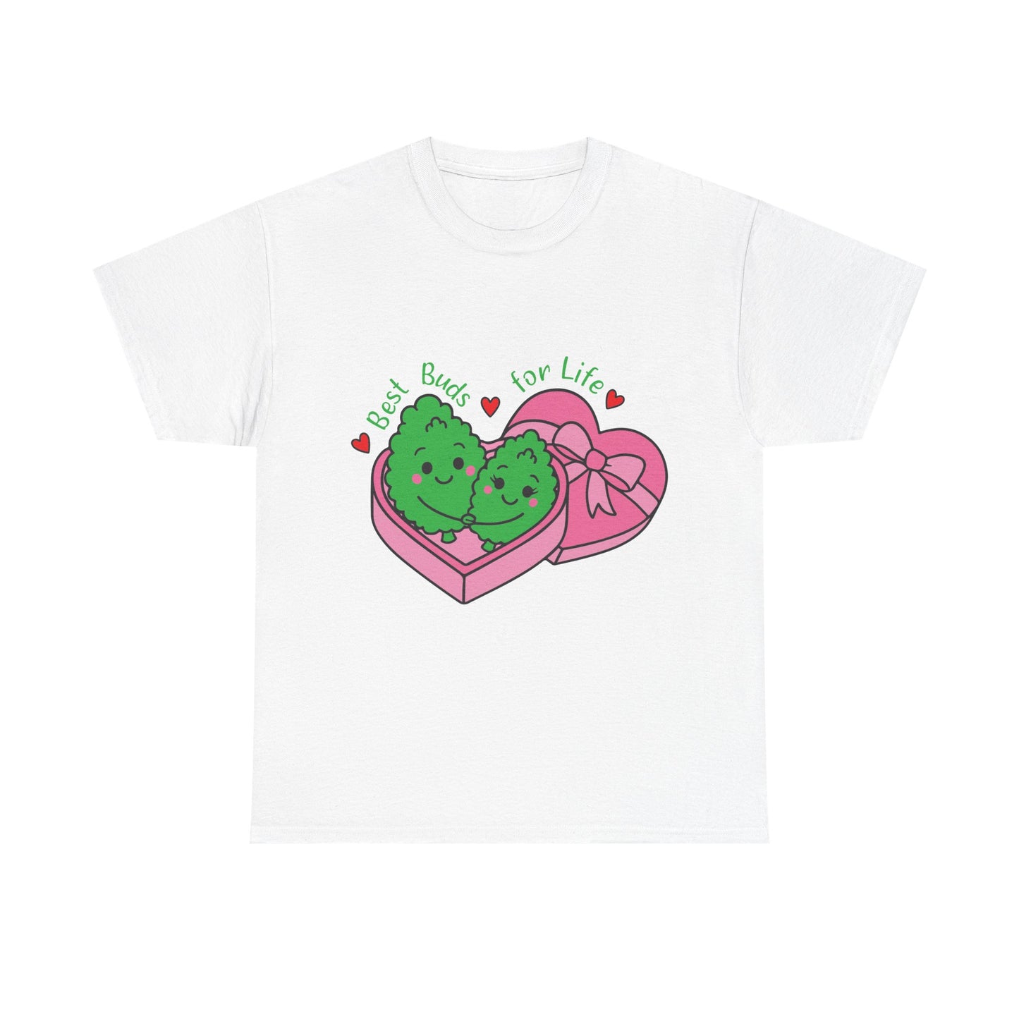 Friendship Heart Tee — “Best Buds for Life” Cute Plant Friends Valentine T‑Shirt