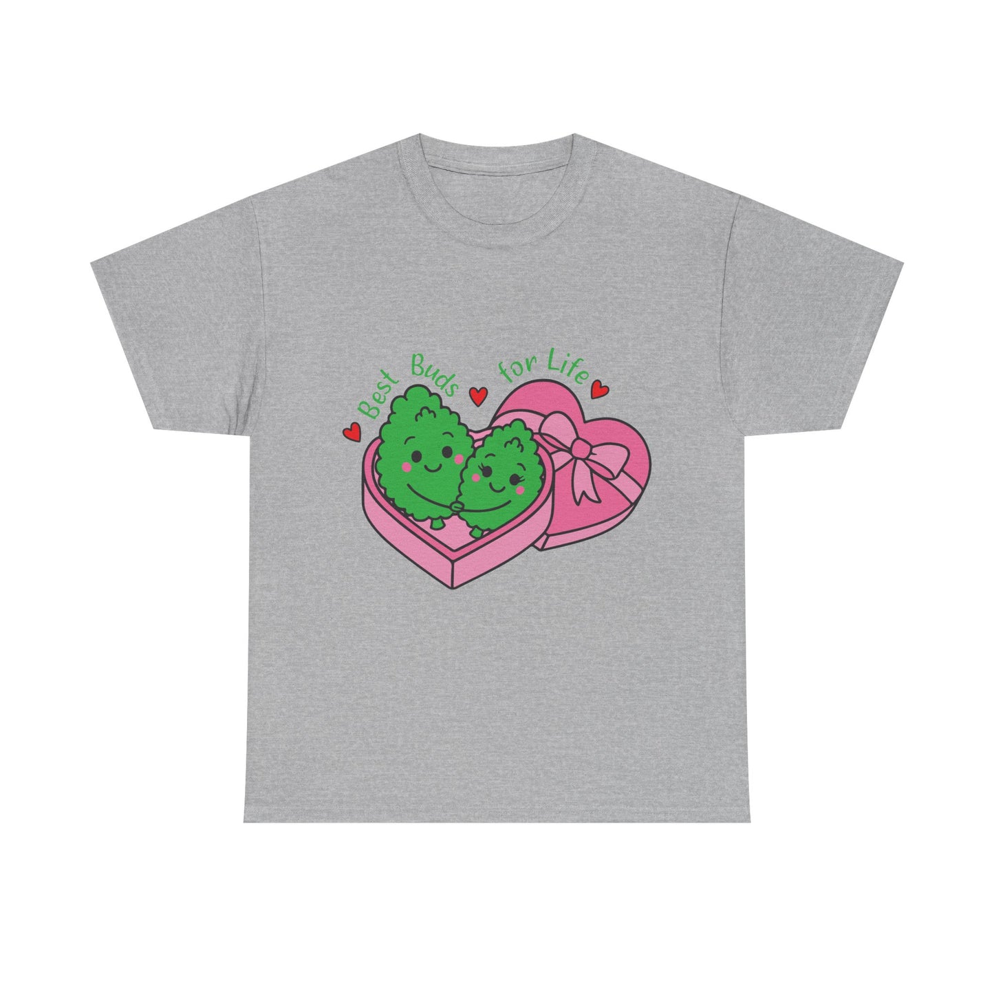 Friendship Heart Tee — “Best Buds for Life” Cute Plant Friends Valentine T‑Shirt