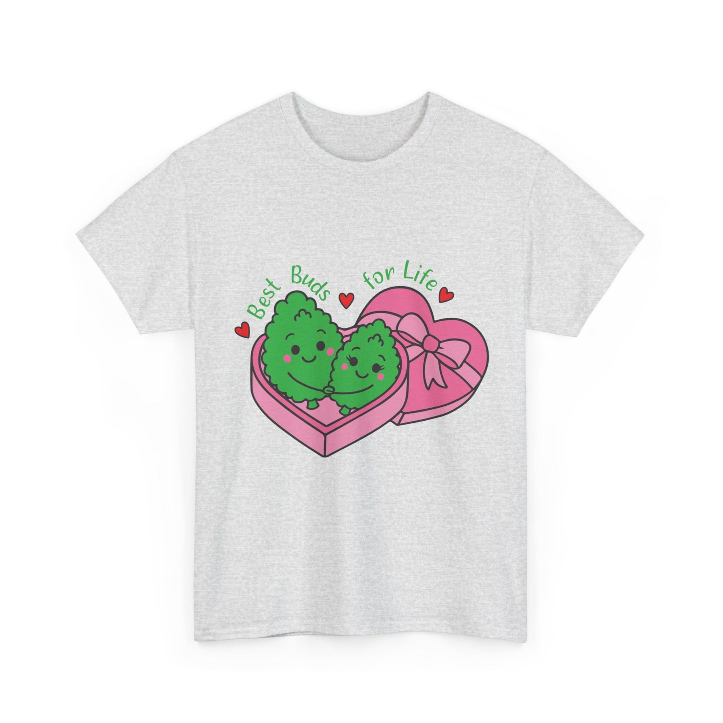 Friendship Heart Tee — “Best Buds for Life” Cute Plant Friends Valentine T‑Shirt