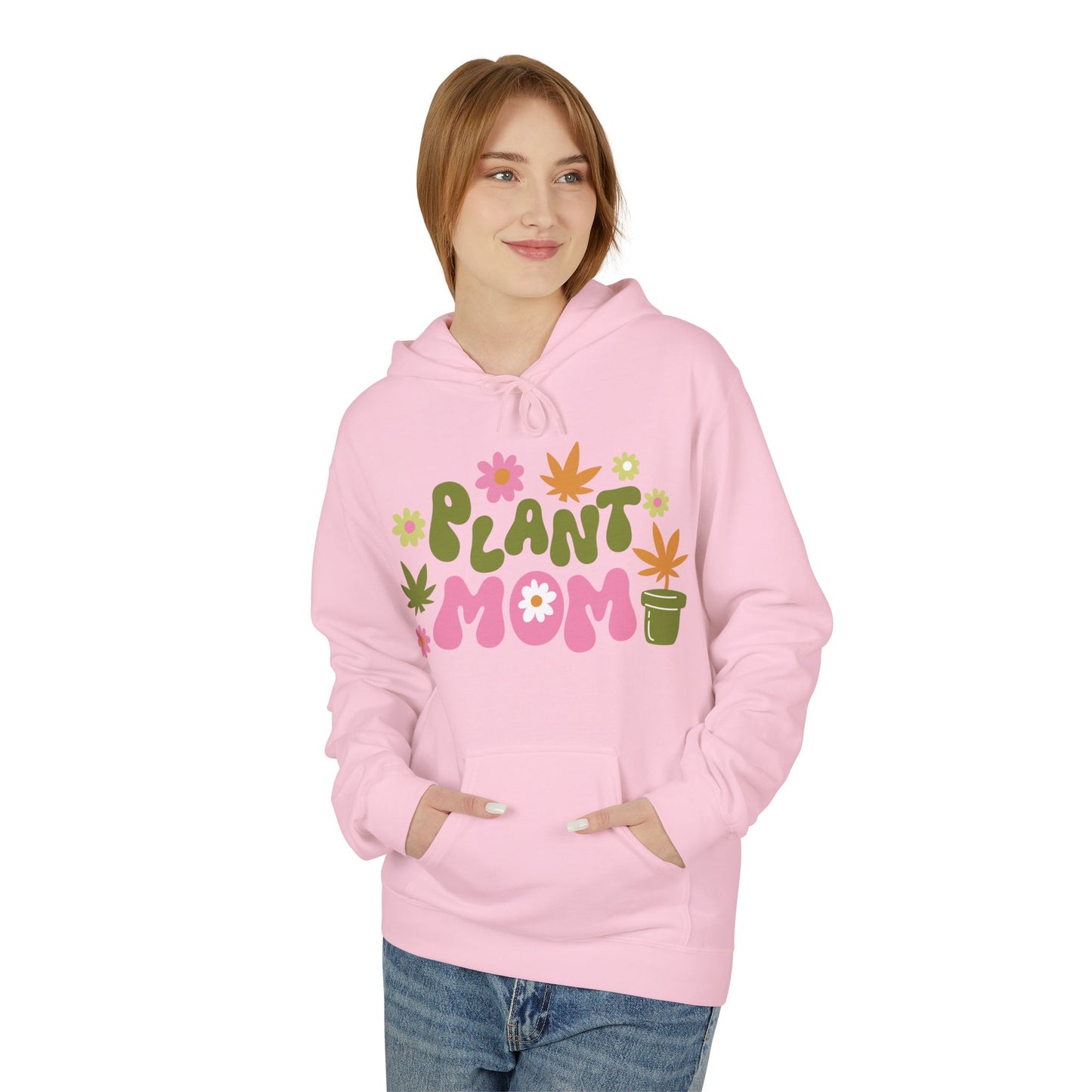 Plant Mom Hoodie — 'Bless the Blunt' Cozy Graphic Pullover