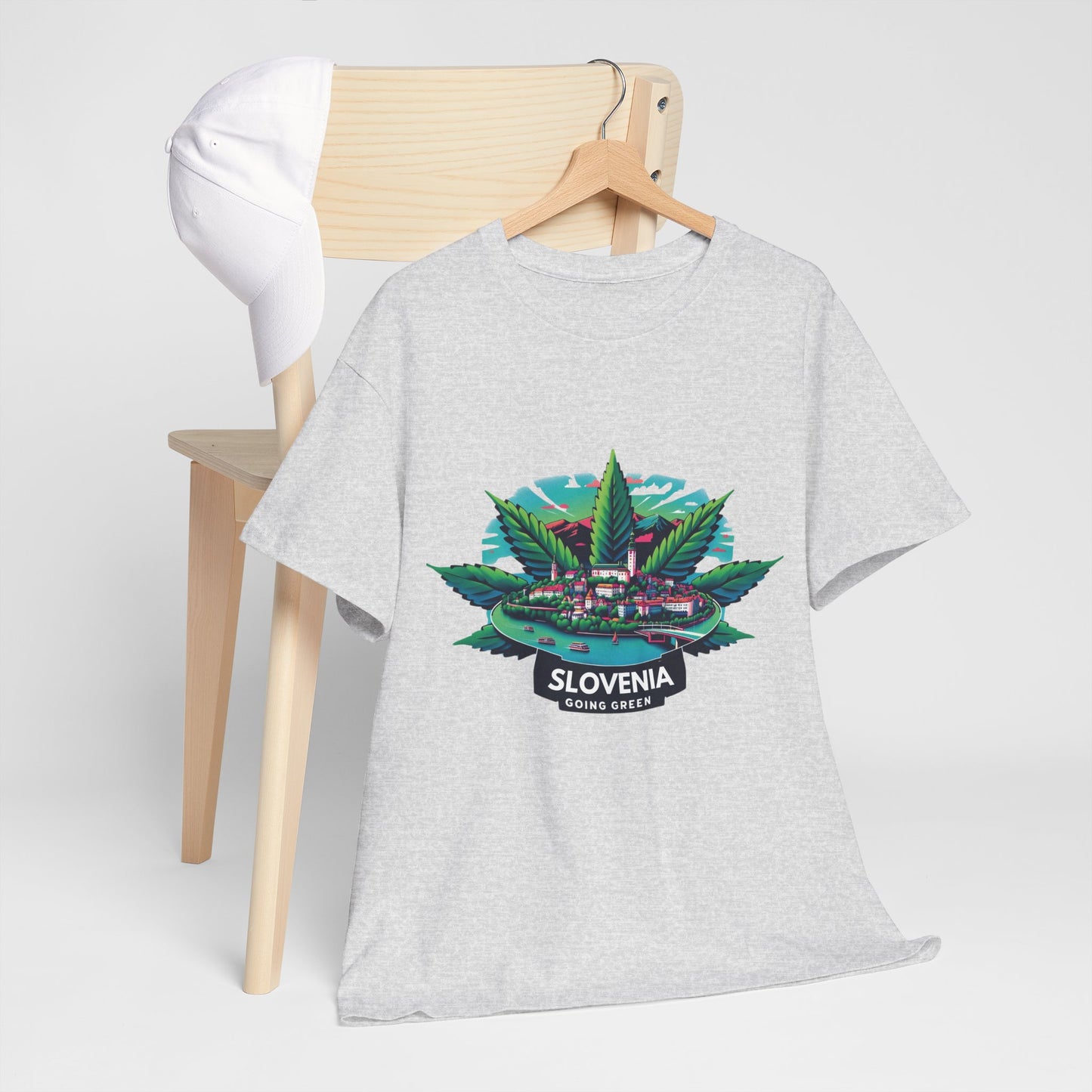 Slovenia is Going Green Heavy Cotton Tee