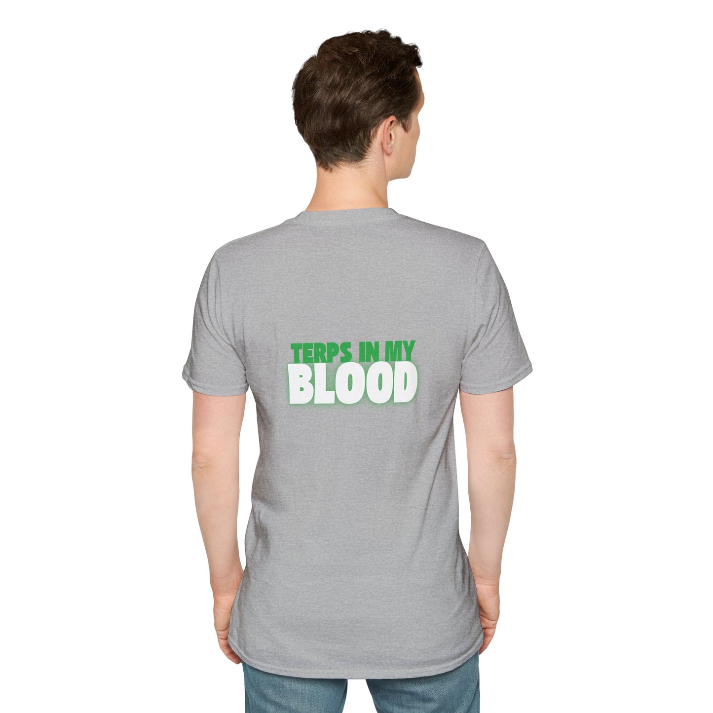 Terps In My Blood T-Shirt - Cute Nug Character Graphic Tee