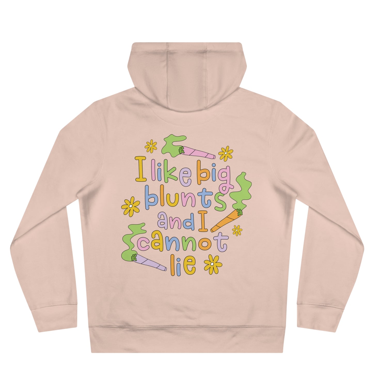 420 Queen Hoodie — 'I Like Big Blunts and I Cannot Lie' Graphic Pullover
