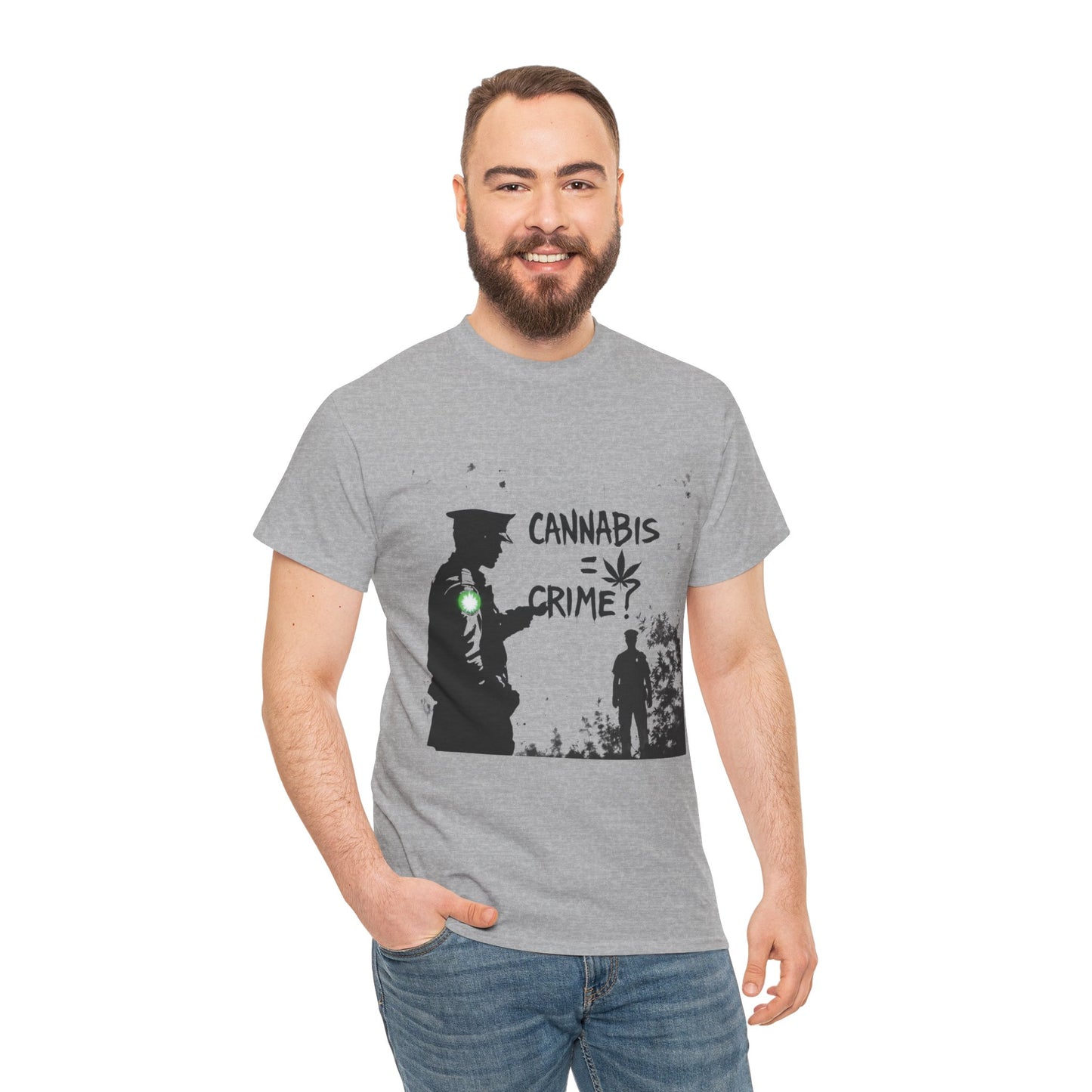 Weed = Crime? Graphic Tee — Protest/Streetwear Shirt