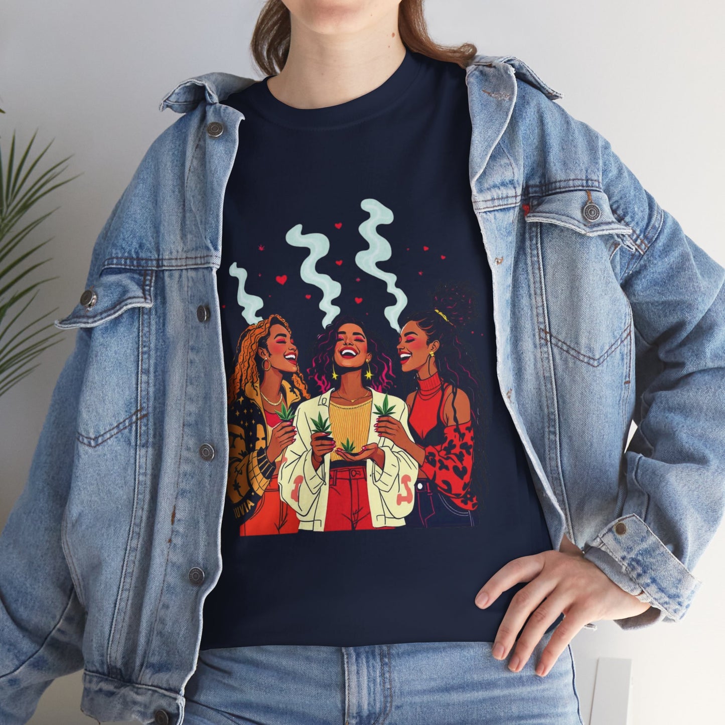Sisterhood Vibes T-Shirt — Joyful Diverse Women Graphic Tee