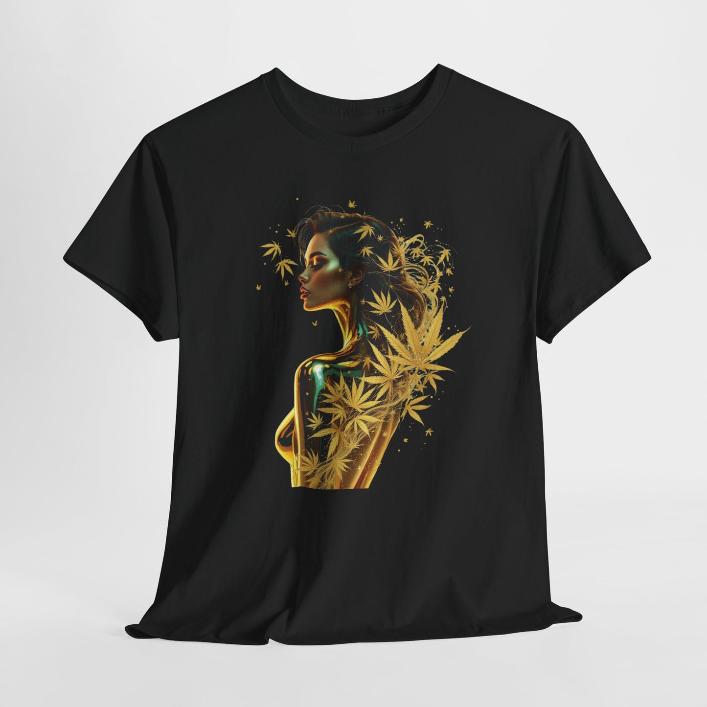 T-Shirt — Golden Goddess 420 Art Tee