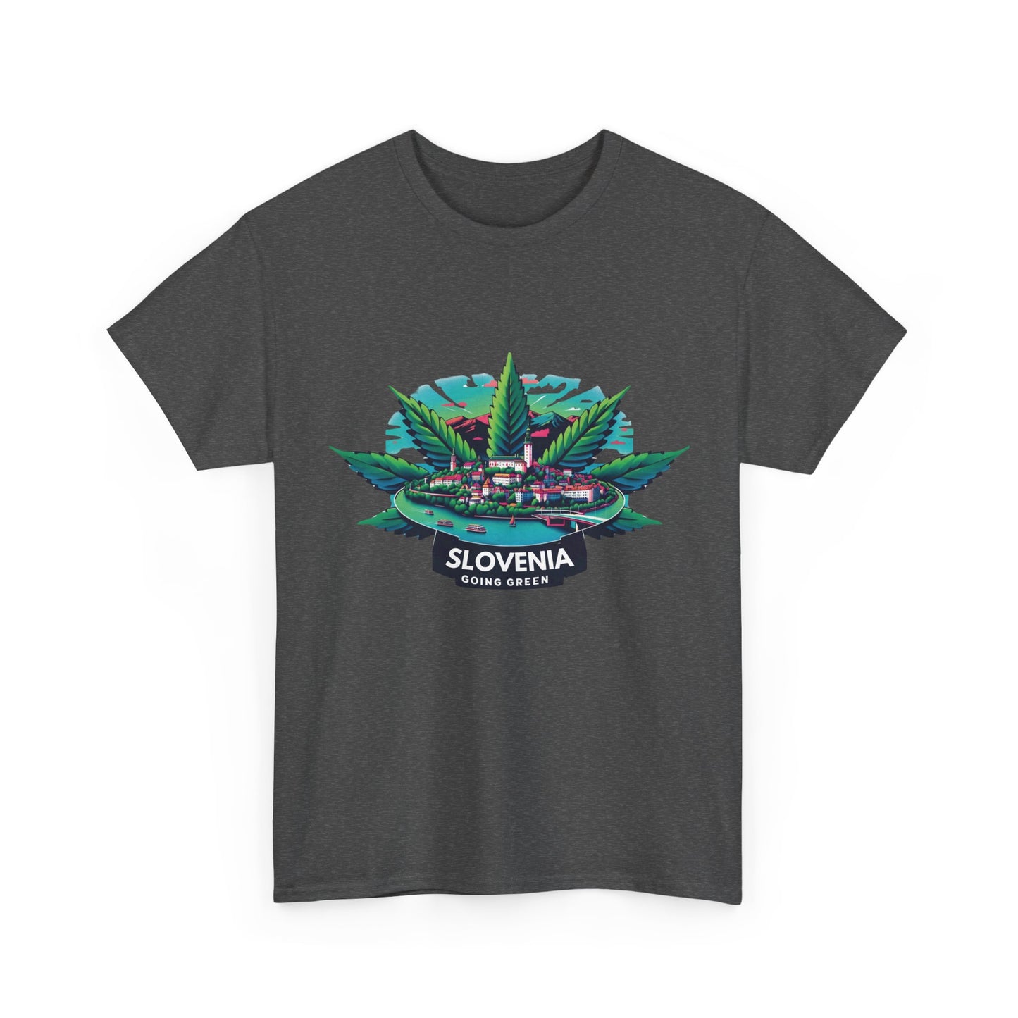 Slovenia is Going Green Heavy Cotton Tee
