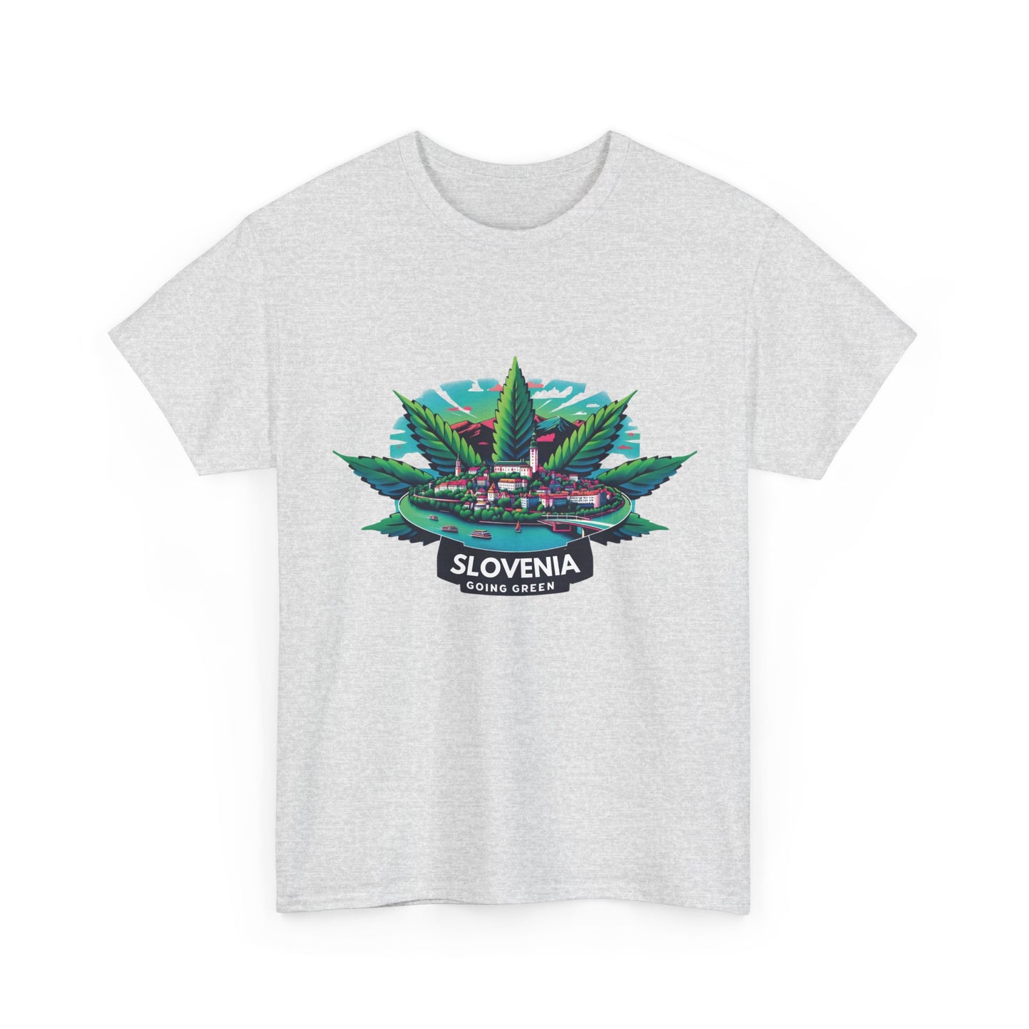 Slovenia is Going Green Heavy Cotton Tee