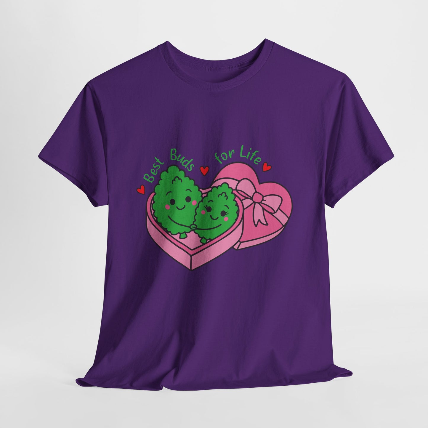 Friendship Heart Tee — “Best Buds for Life” Cute Plant Friends Valentine T‑Shirt