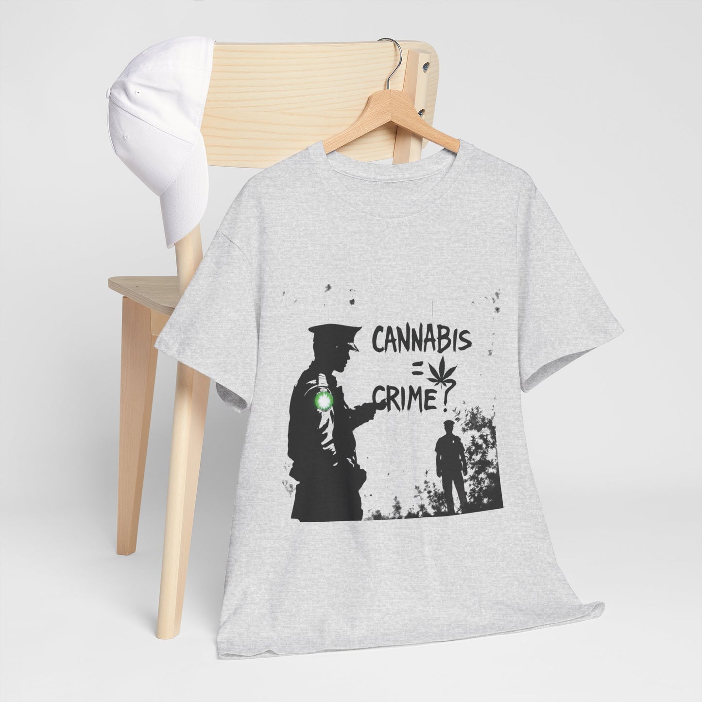 Weed = Crime? Graphic Tee — Protest/Streetwear Shirt