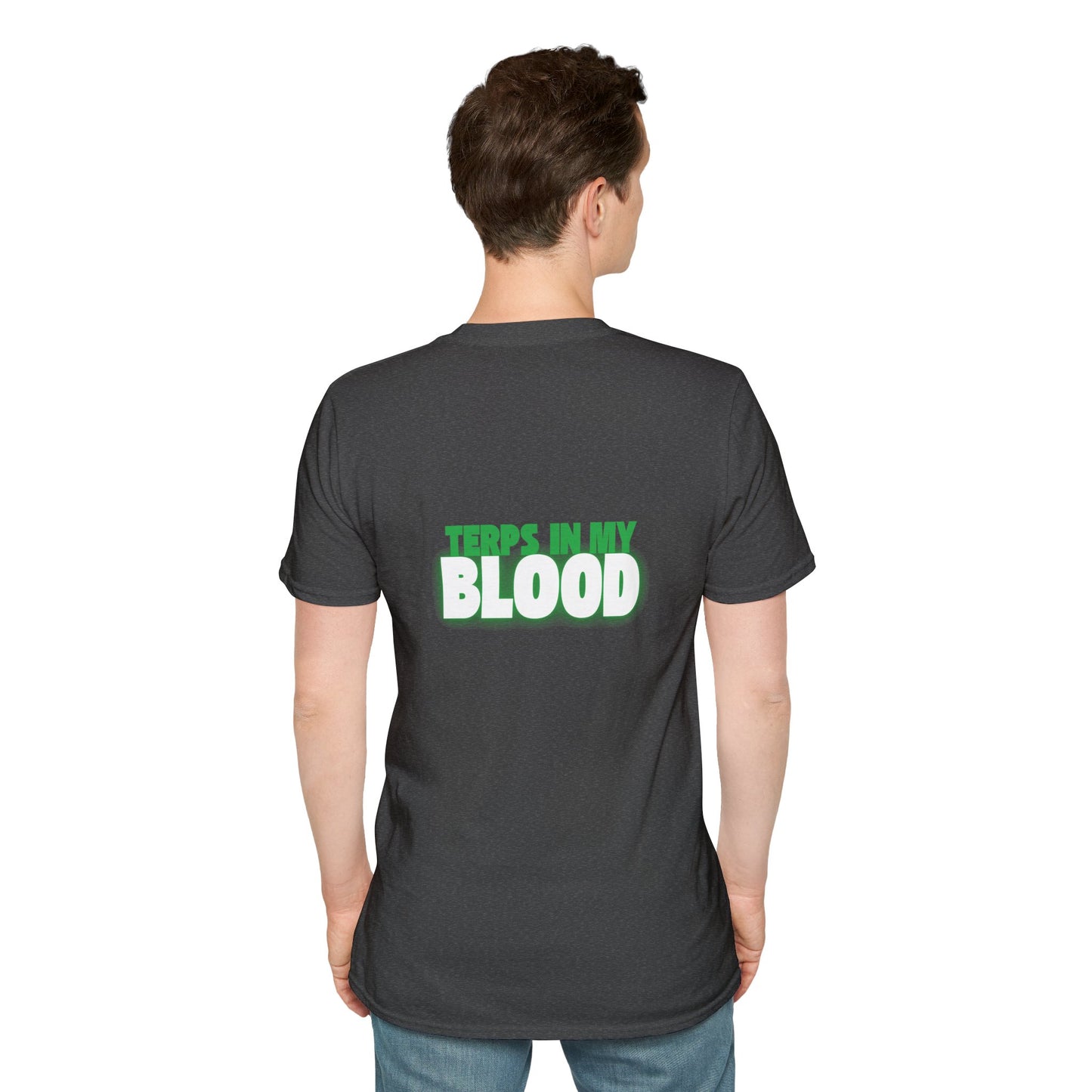 Terps In My Blood T-Shirt - Cute Nug Character Graphic Tee