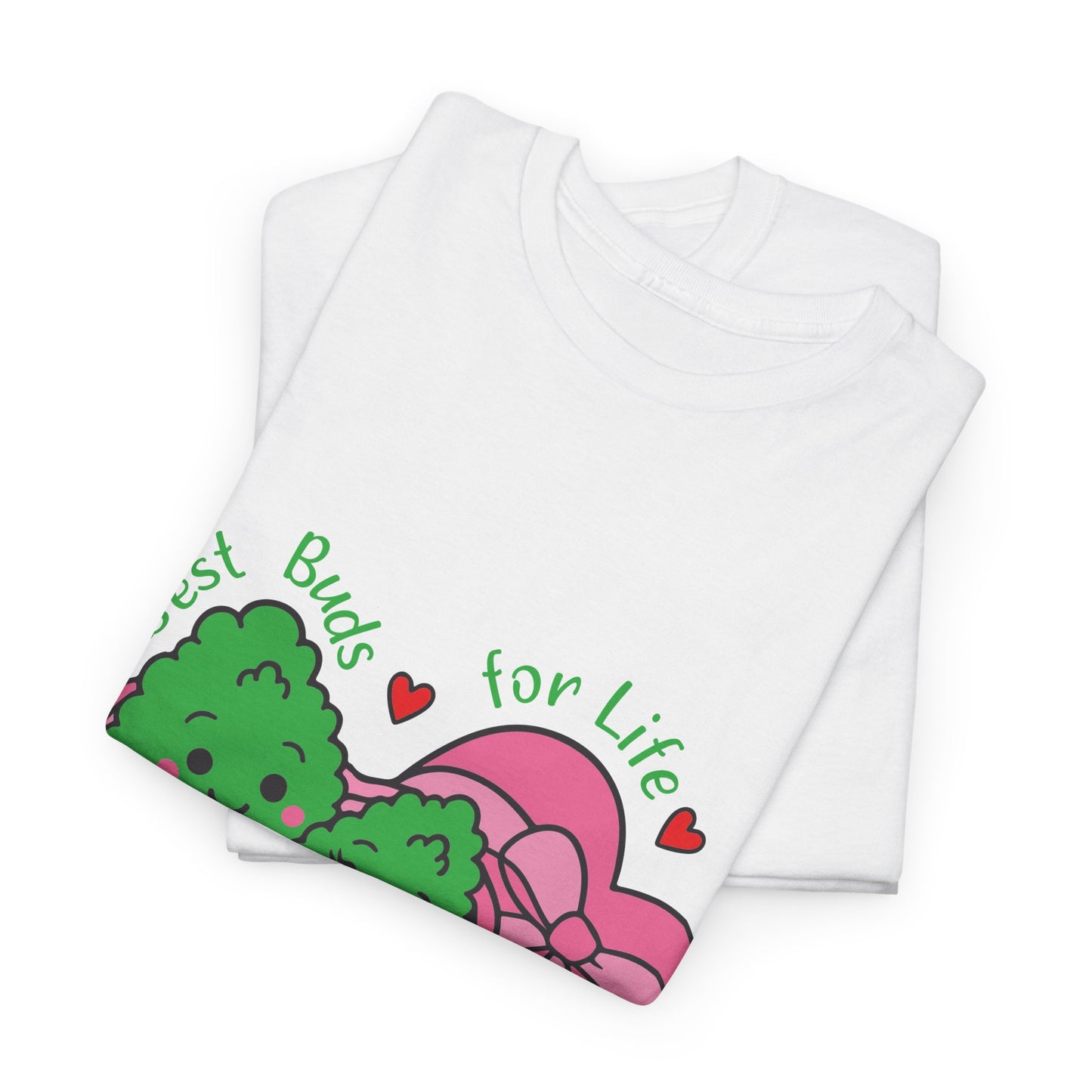 Friendship Heart Tee — “Best Buds for Life” Cute Plant Friends Valentine T‑Shirt