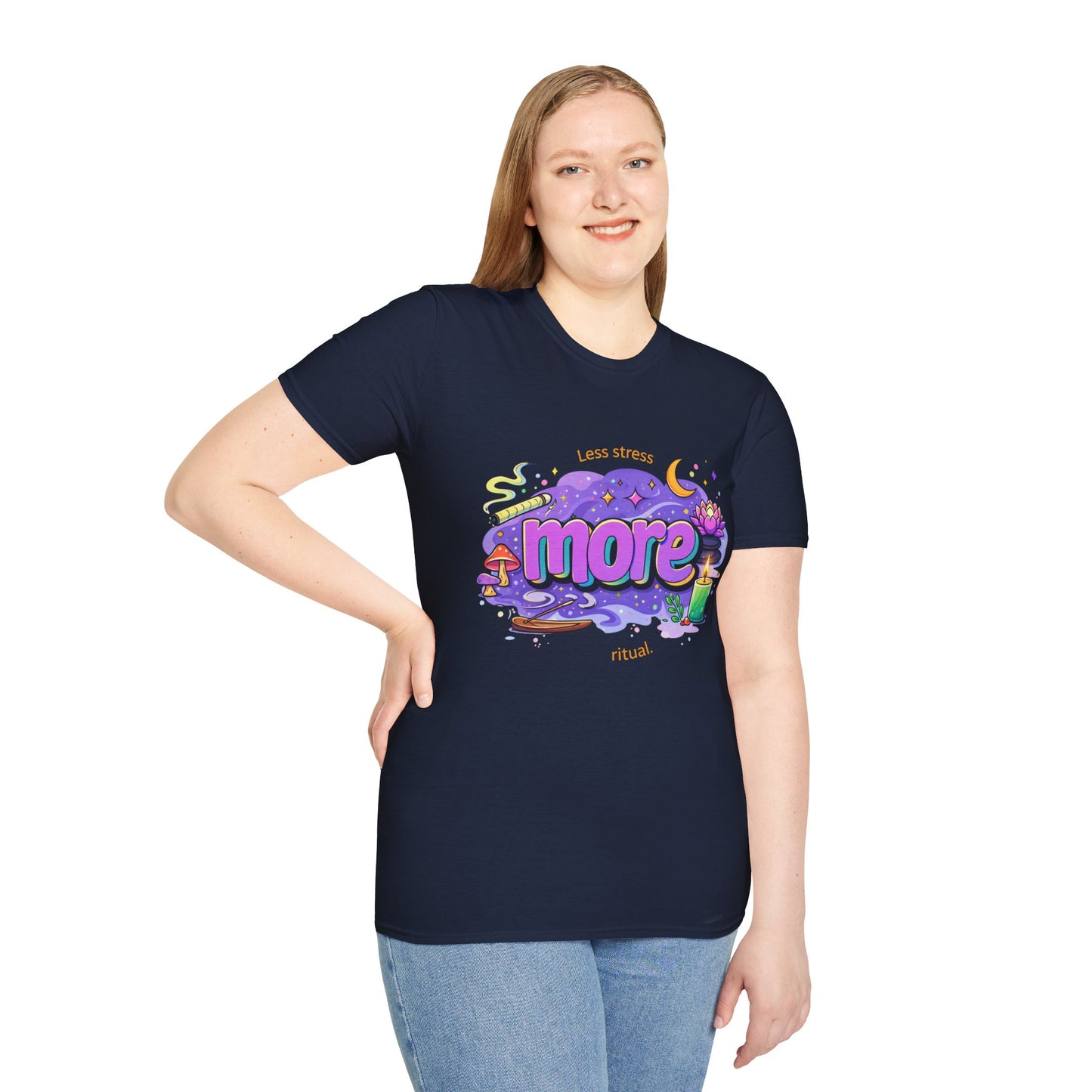 More Rituals Graphic T-Shirt — Whimsical Nighttime Mushroom Design