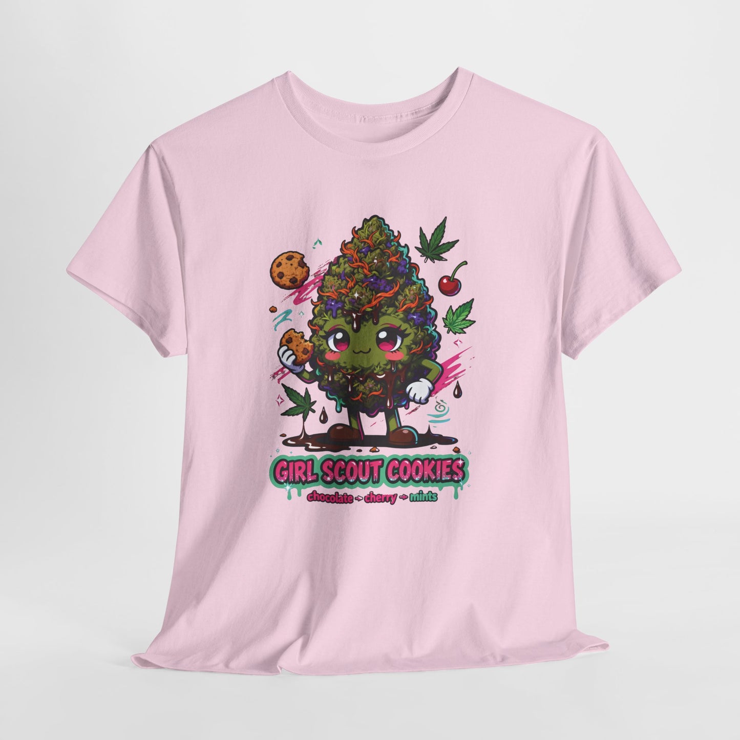 Girl Scout Cookies 420 Tee — Cute Bud Character Graphic T-Shirt