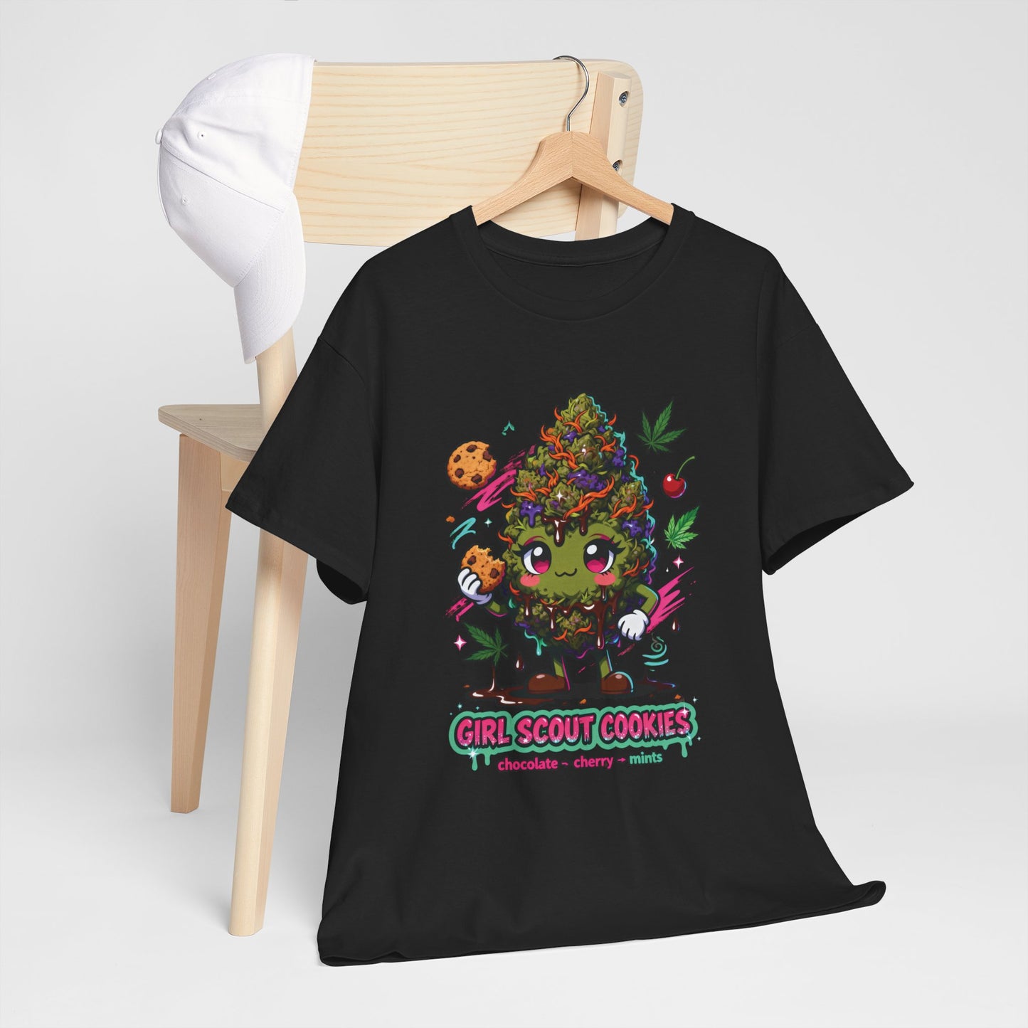 Girl Scout Cookies 420 Tee — Cute Bud Character Graphic T-Shirt