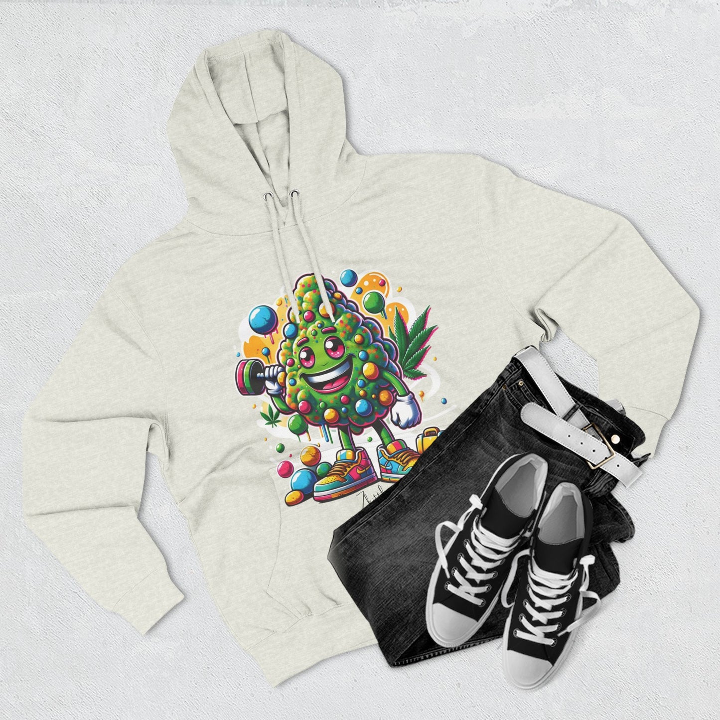 Zkittlez Three-Panel Fleece Hoodie