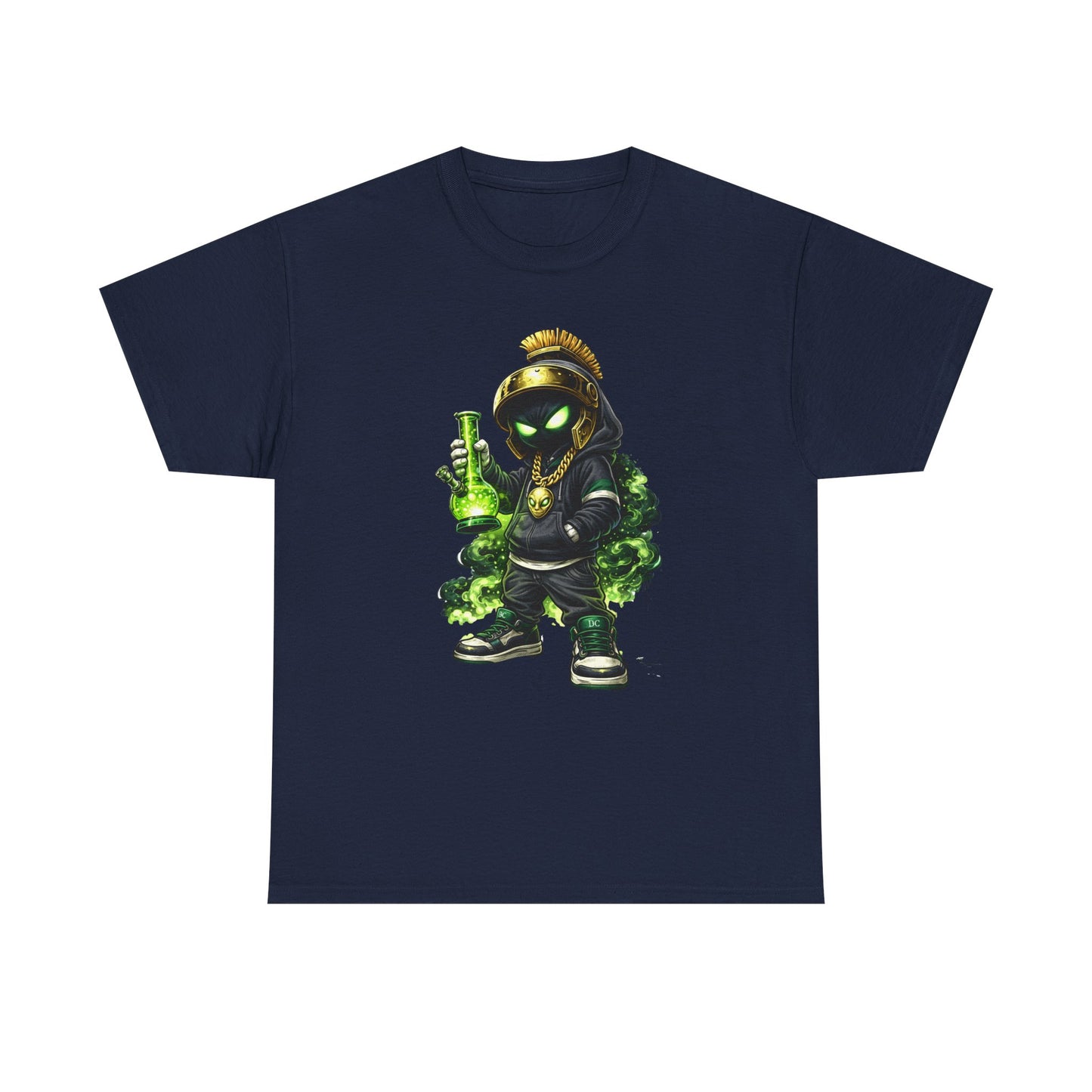 Rogue Alchemist Tee — Urban Streetwear Graphic T-Shirt with Green Potion Character