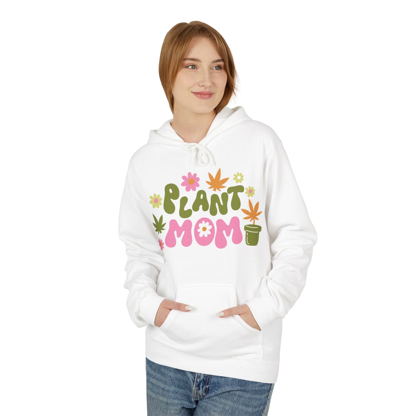 Plant Mom Hoodie — 'Bless the Blunt' Cozy Graphic Pullover