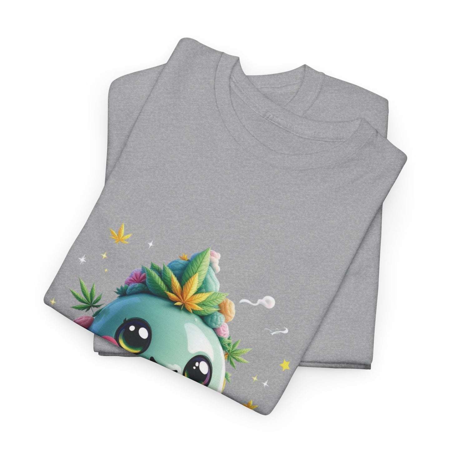 Cute 420 Character T-Shirt — Kawaii Succulent Tee