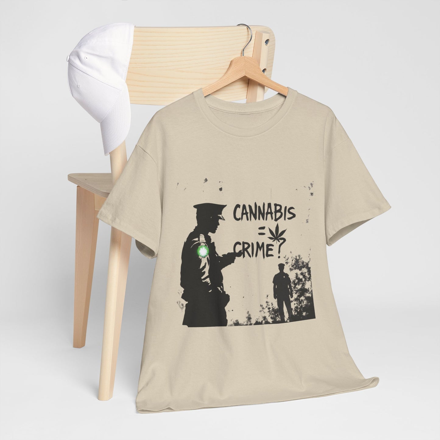 Weed = Crime? Graphic Tee — Protest/Streetwear Shirt