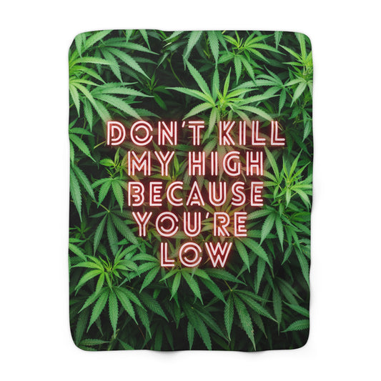 Weed Fleece Blanket