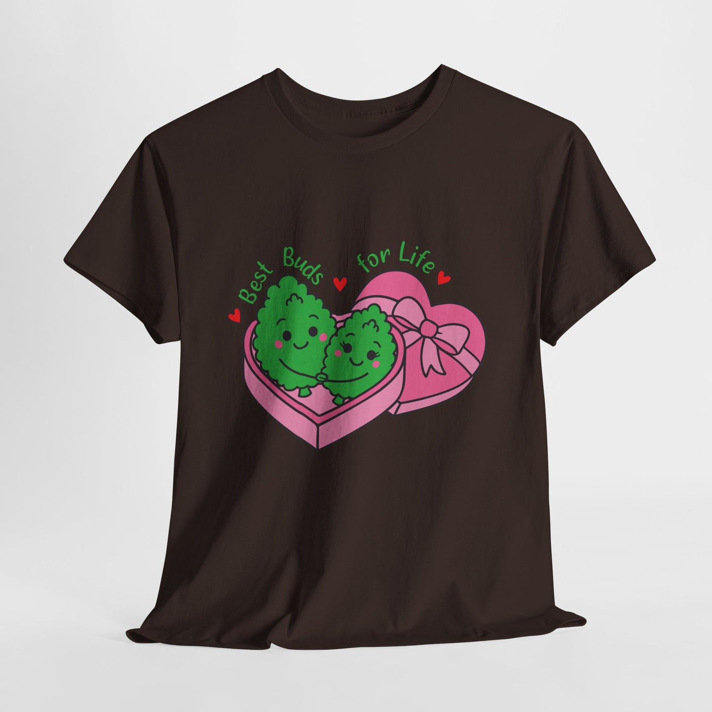 Friendship Heart Tee — “Best Buds for Life” Cute Plant Friends Valentine T‑Shirt