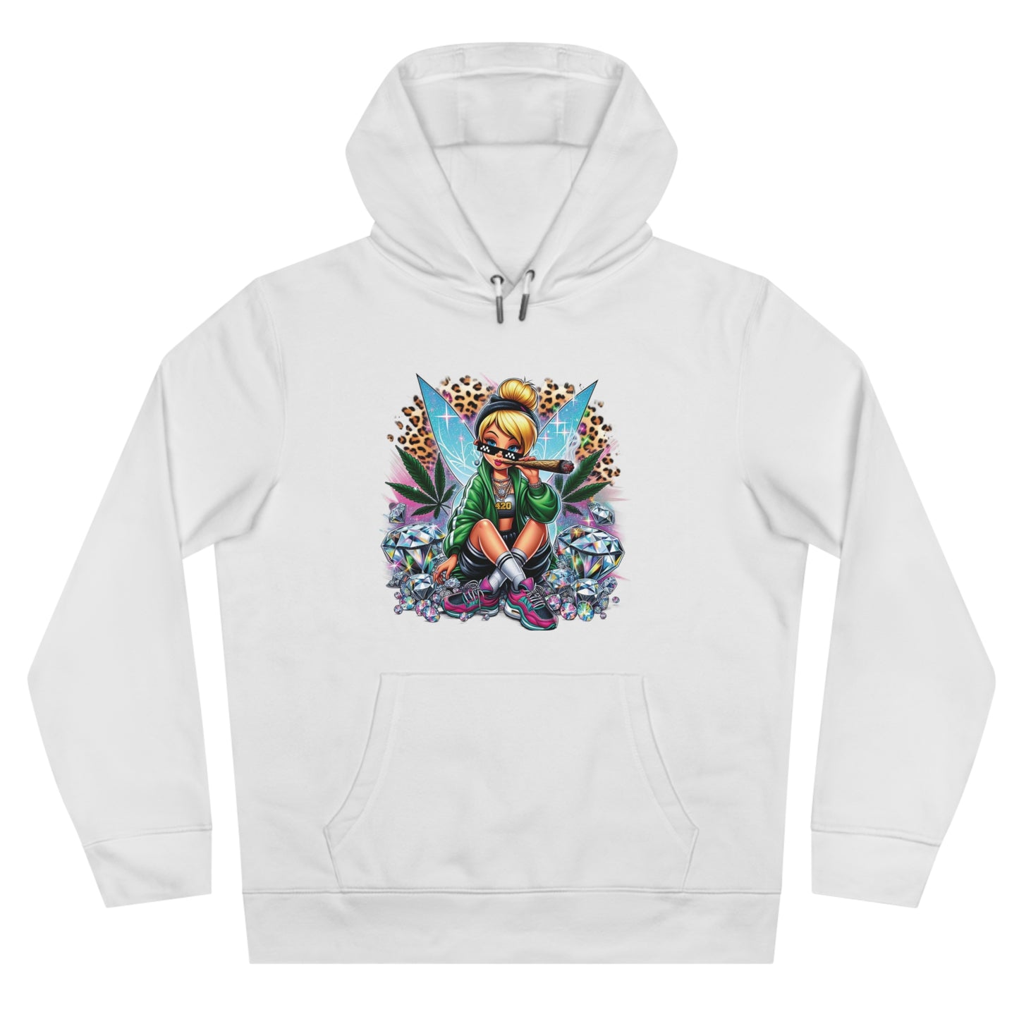 King Graphic Hoodie — Streetwear Fairy Girl Design
