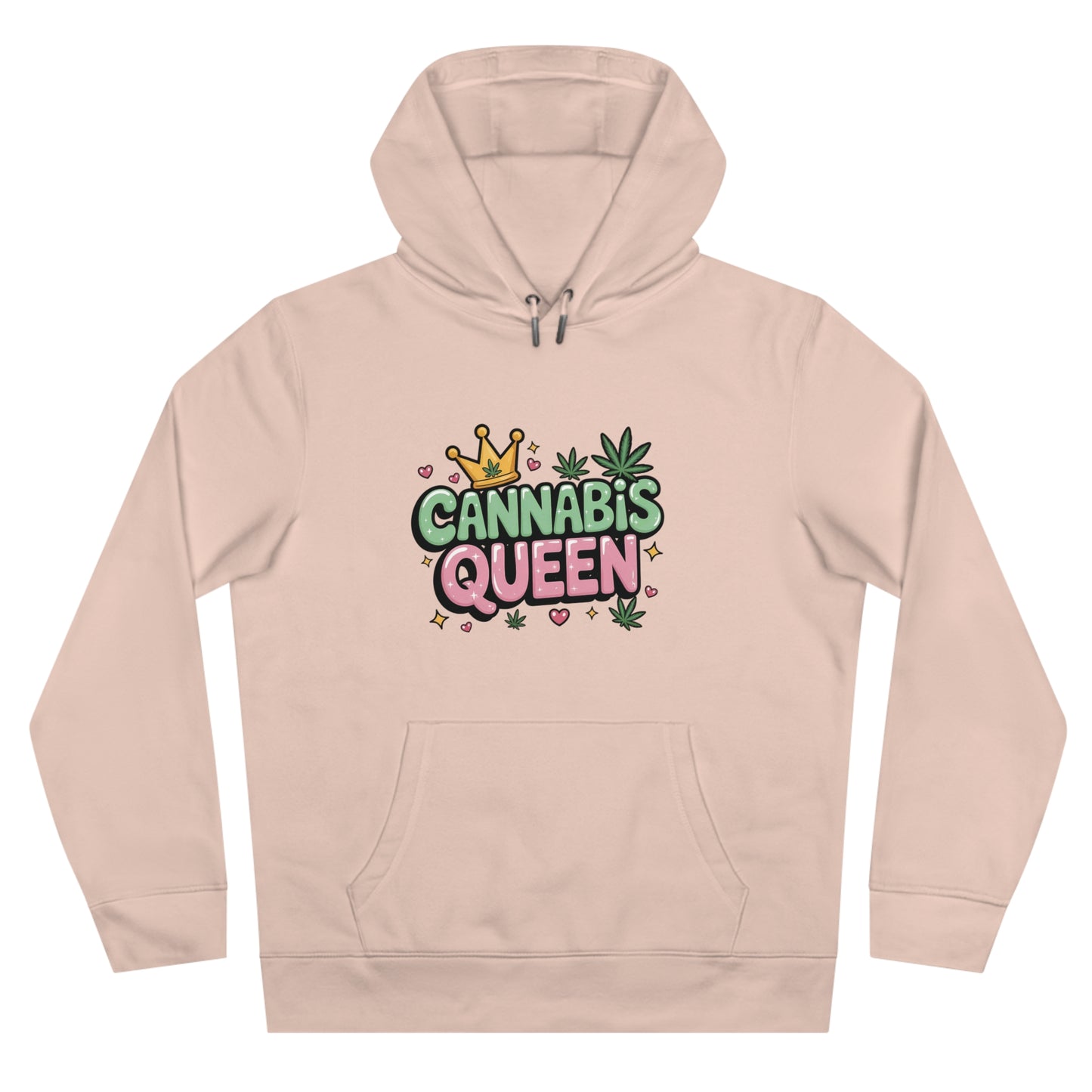 420 Queen Hoodie — 'I Like Big Blunts and I Cannot Lie' Graphic Pullover