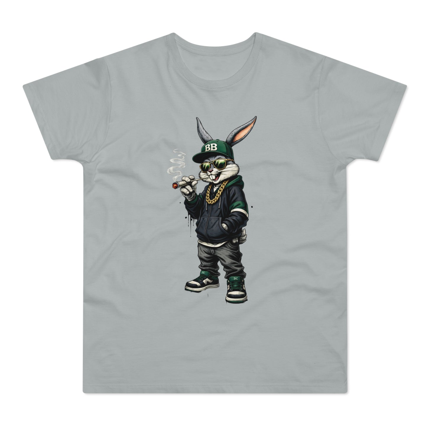 Streetwear Bunny Graphic T‑Shirt — Cool Hip Hop Rabbit Design