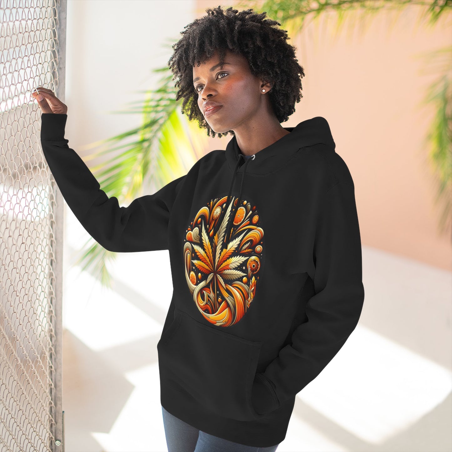Orange Creamsicle Pullover Hoodie