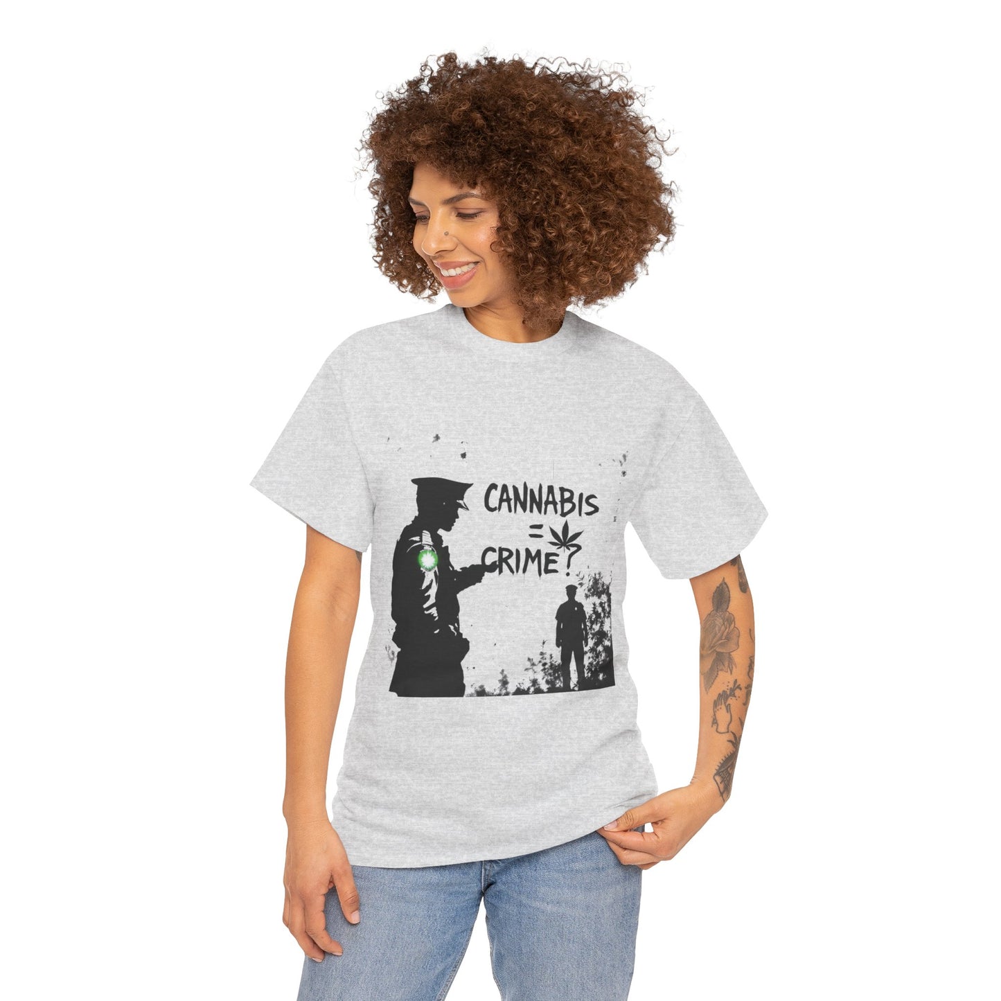 Weed = Crime? Graphic Tee — Protest/Streetwear Shirt