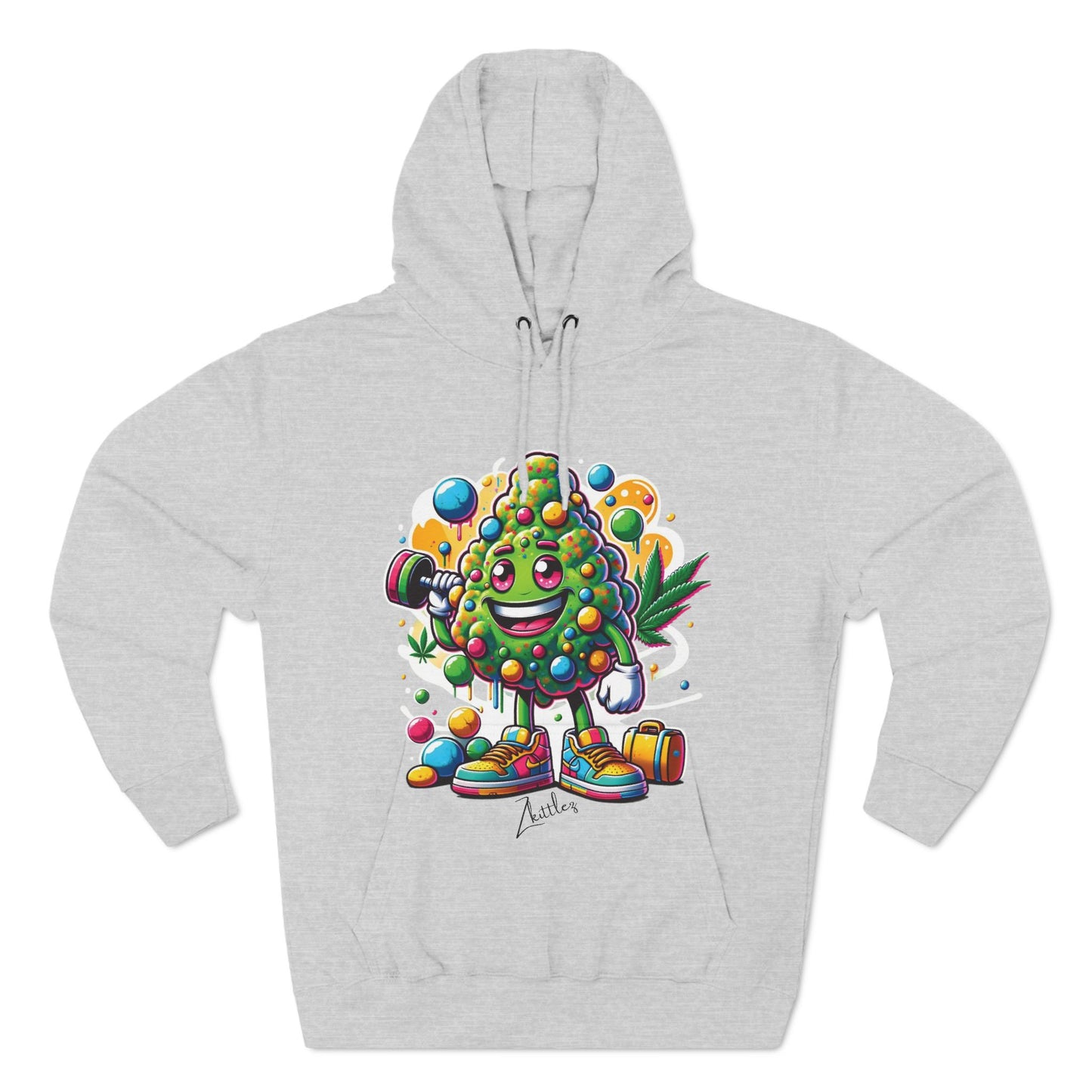 Zkittlez Three-Panel Fleece Hoodie