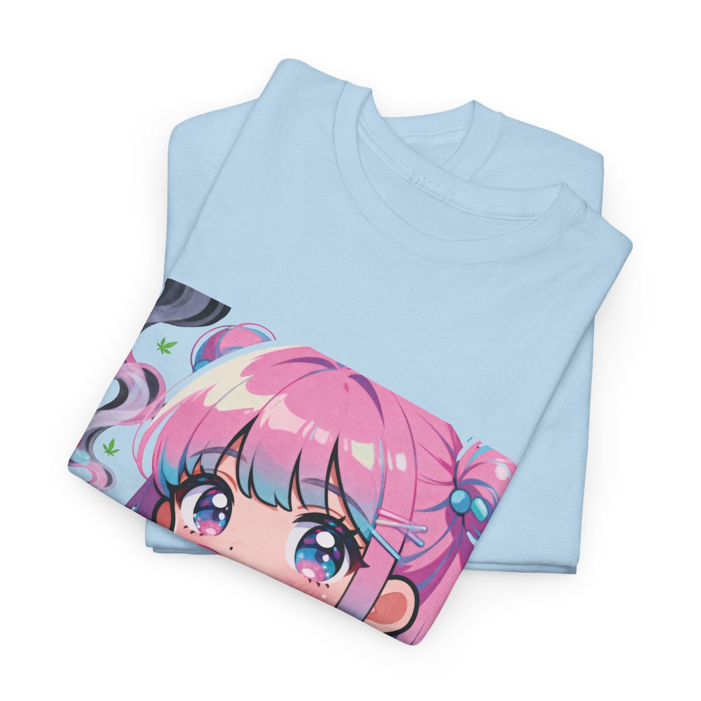 Kawaii Pastel Anime Girl Bong T‑Shirt