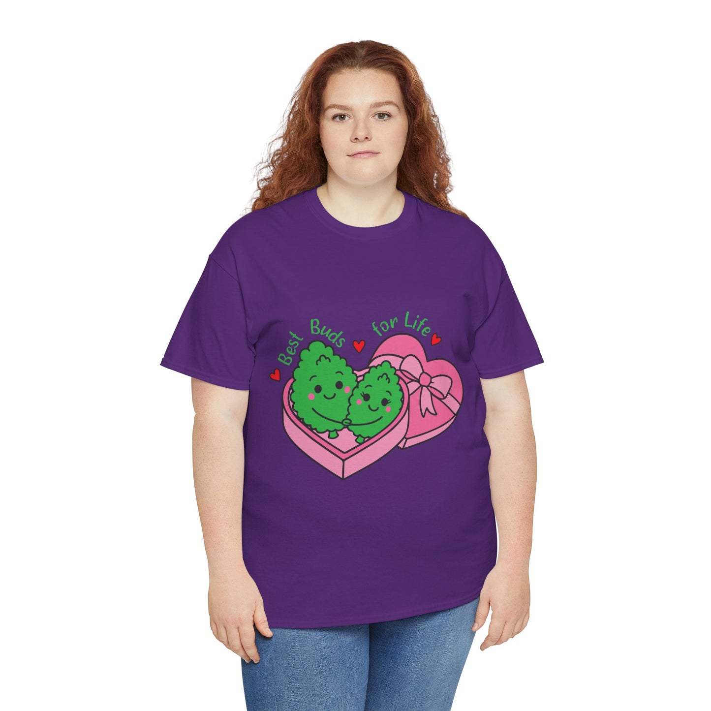 Friendship Heart Tee — “Best Buds for Life” Cute Plant Friends Valentine T‑Shirt