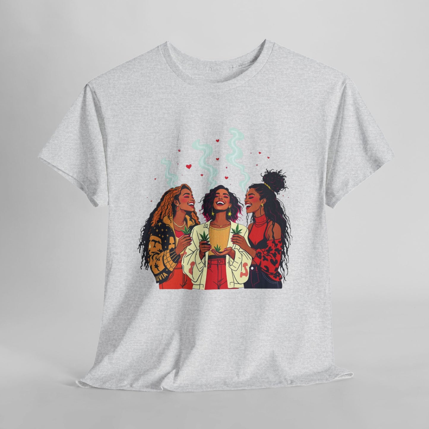 Sisterhood Vibes T-Shirt — Joyful Diverse Women Graphic Tee