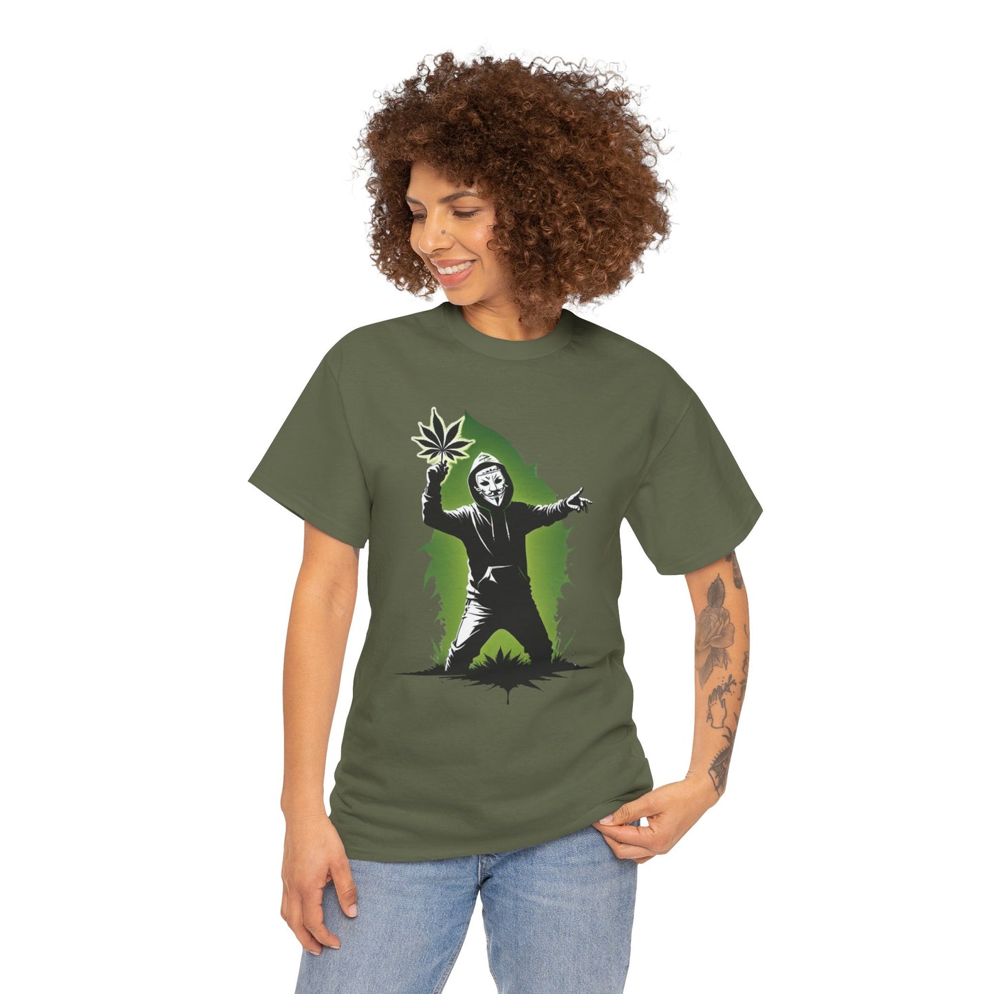 420 Graphic Tee — Green Stoner Horror T-Shirt