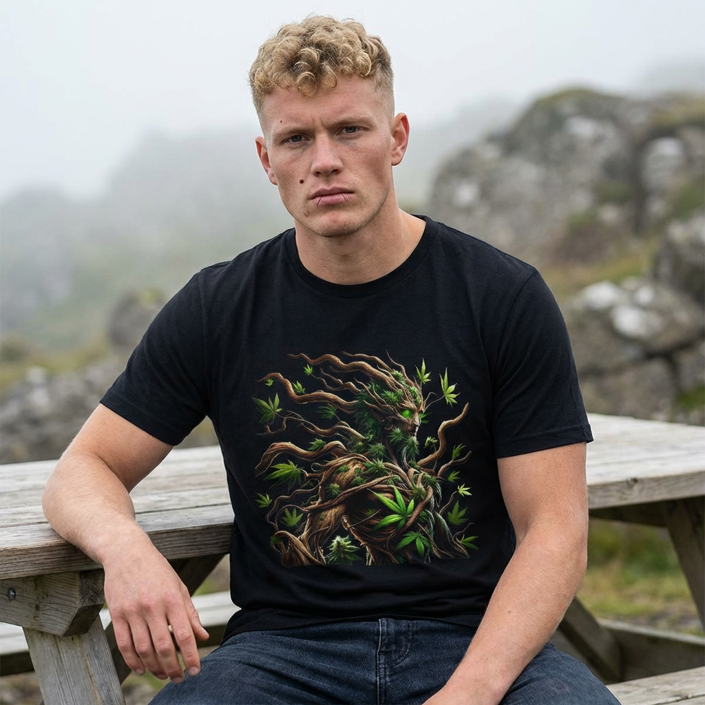 Tree Ent Spirit T-Shirt — Forest Guardian Nature Illustration Tee
