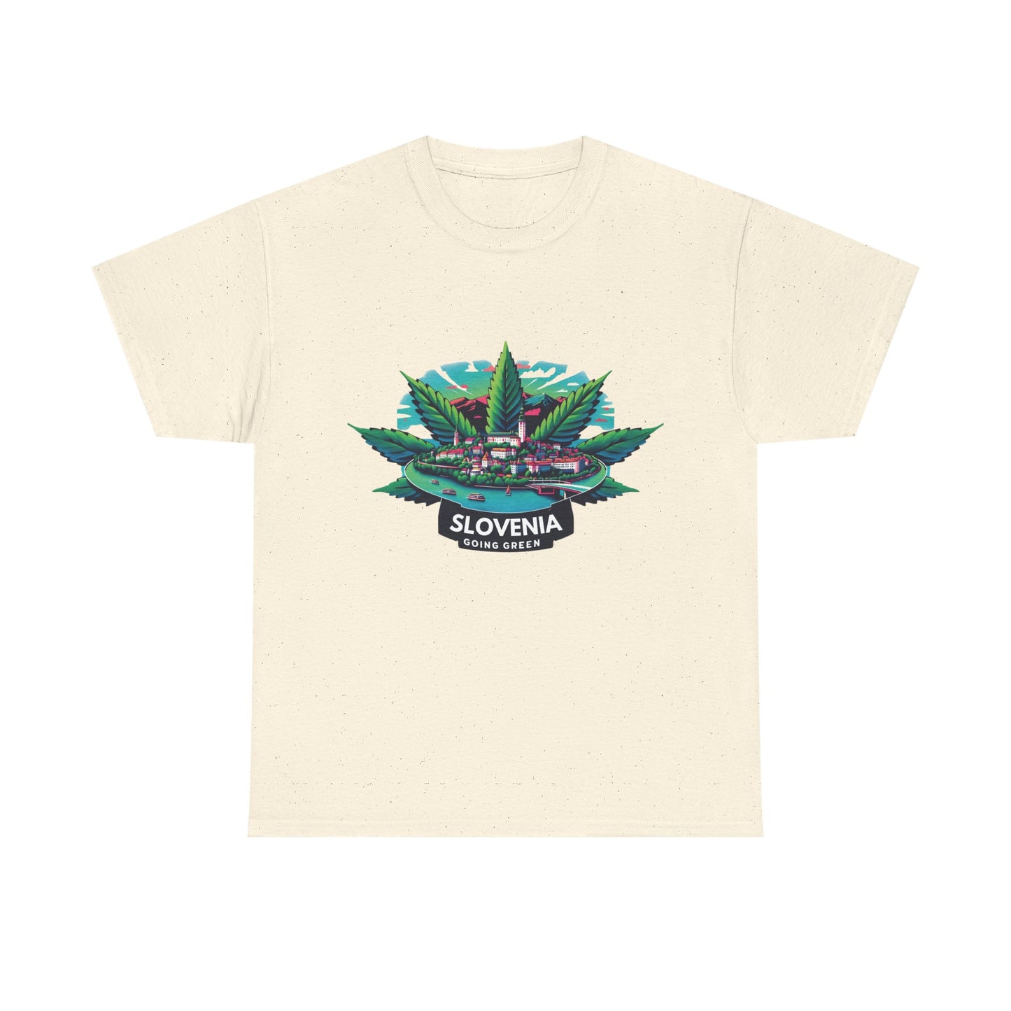 Slovenia is Going Green Heavy Cotton Tee
