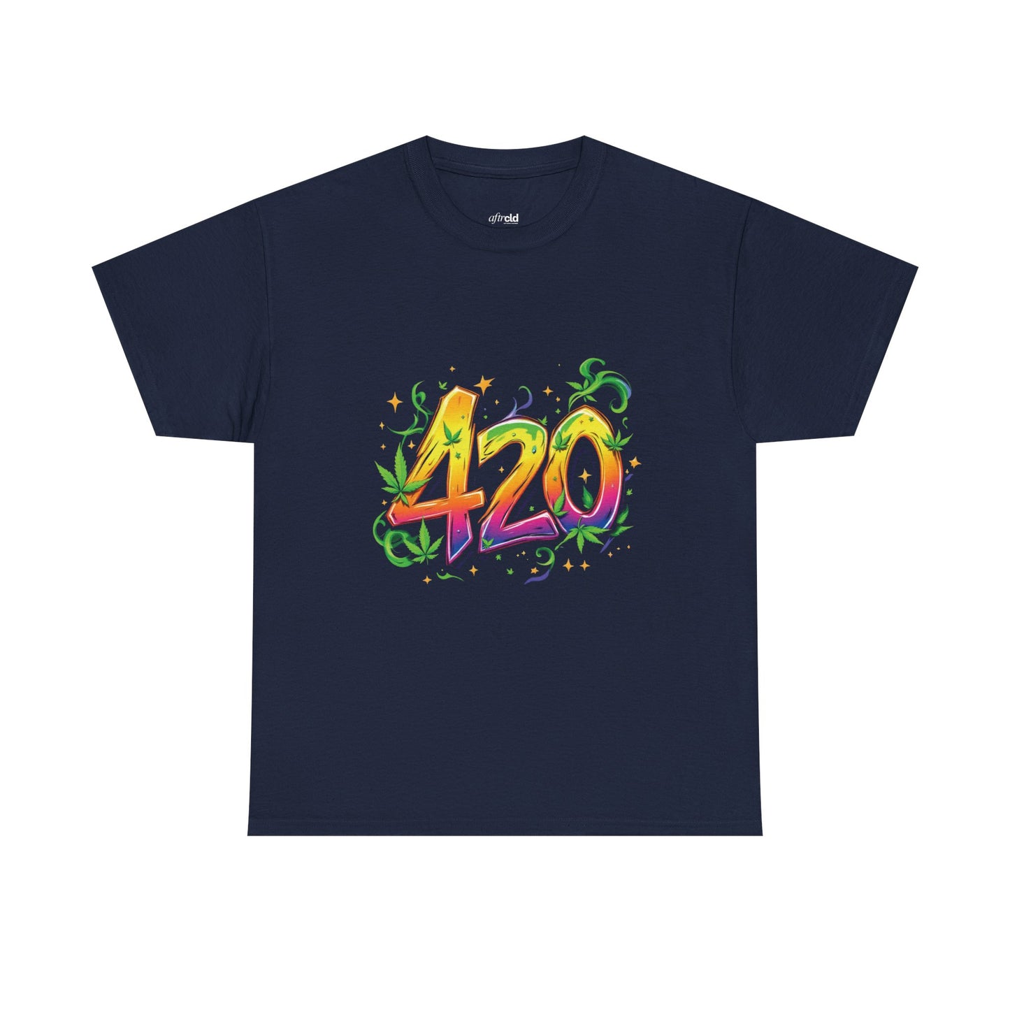 420 Colorful Tee — Psychedelic Stoner Graphic T-Shirt for 4/20 Celebrations