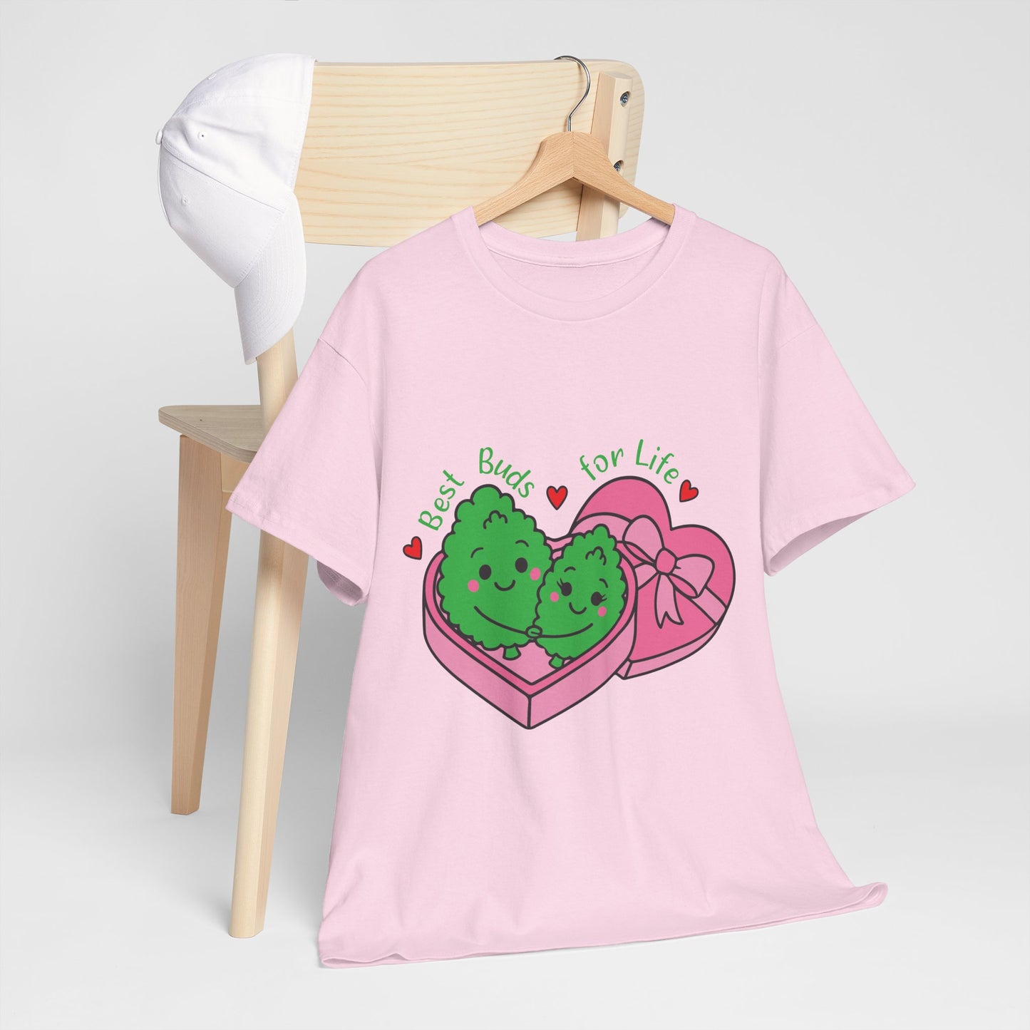Friendship Heart Tee — “Best Buds for Life” Cute Plant Friends Valentine T‑Shirt