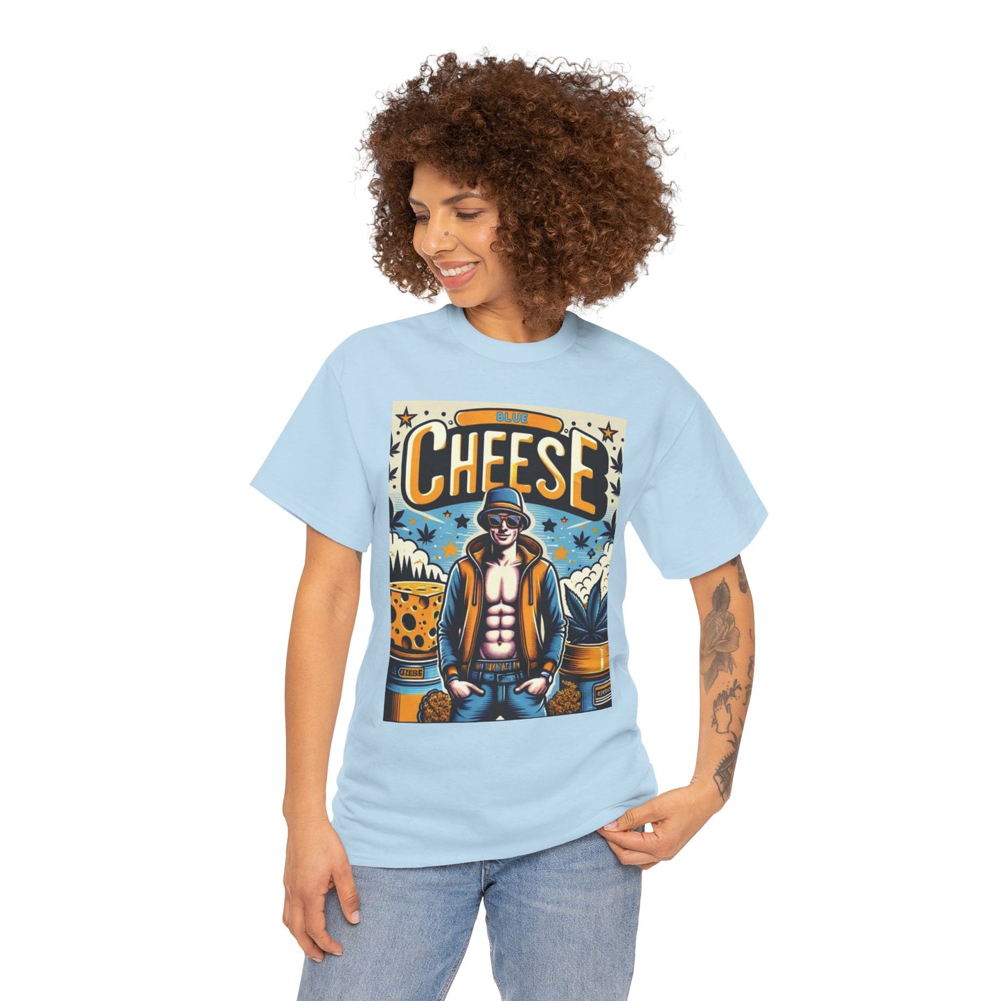 Cheese Strain Inspired Unisex Cotton Tee