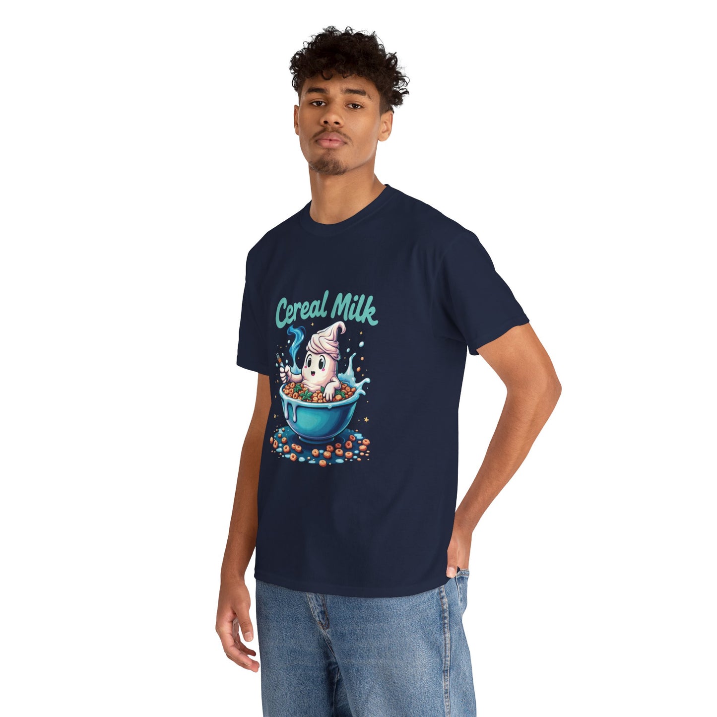 Cereal Milk Tee — Cute Cereal Mascot Graphic Shirt