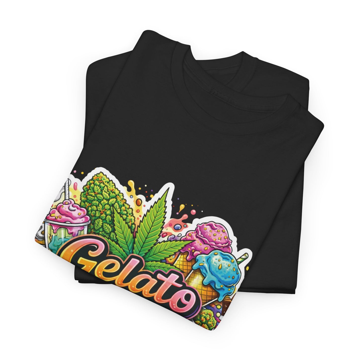 Gelato #41 Graphic Tee — Colorful Leaf Streetwear Shirt