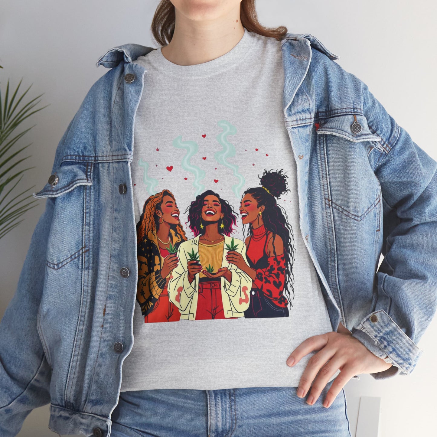 Sisterhood Vibes T-Shirt — Joyful Diverse Women Graphic Tee
